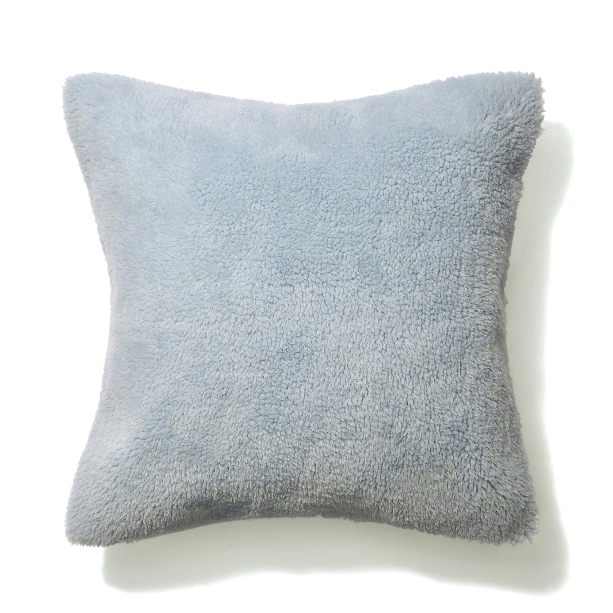 Premium Faux Fur Cushion Cover 18x18 Inches Light Blue - Soft & Cozy Home Decor for Living Room, Bedroom, or Sofa