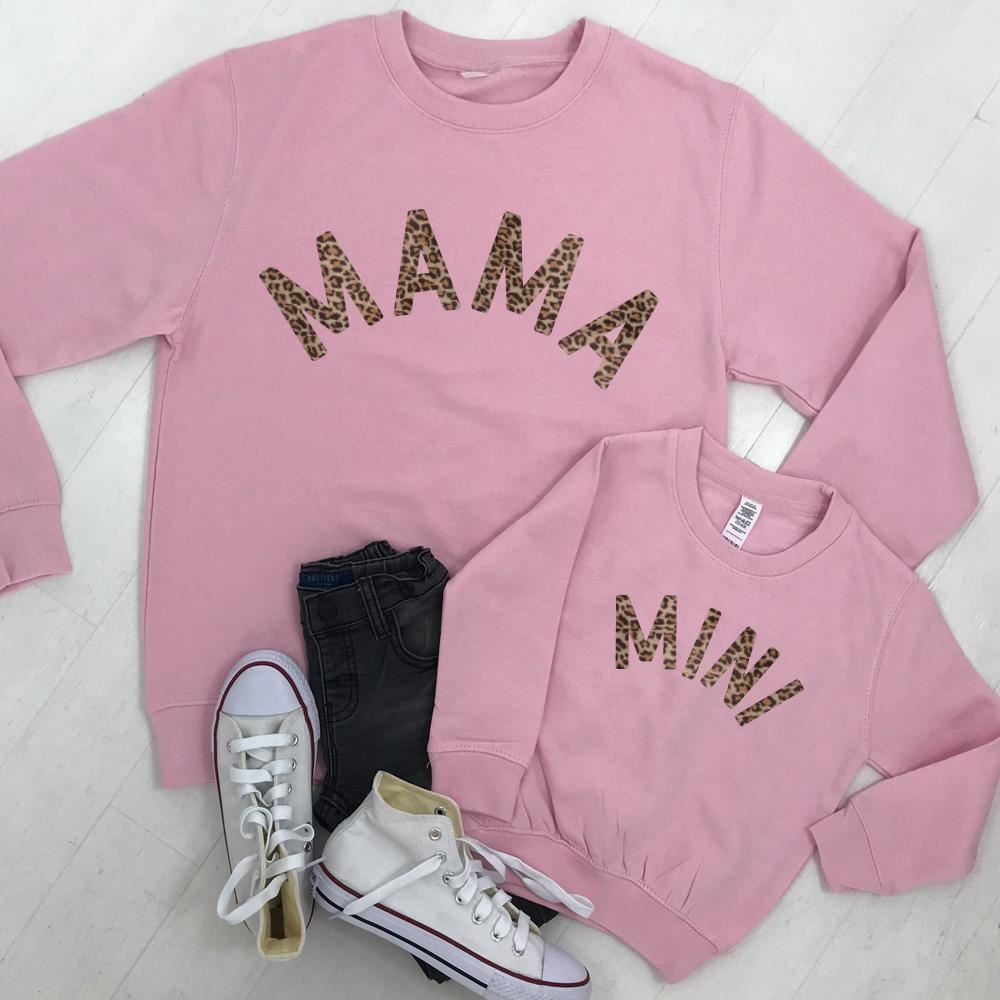 CLR Mama & Mini Mum & Kid Matching Sweatshirts - Family Matching Outfits for Mother and Child - Perfect for Family Photos, Holidays & Special Occasions
