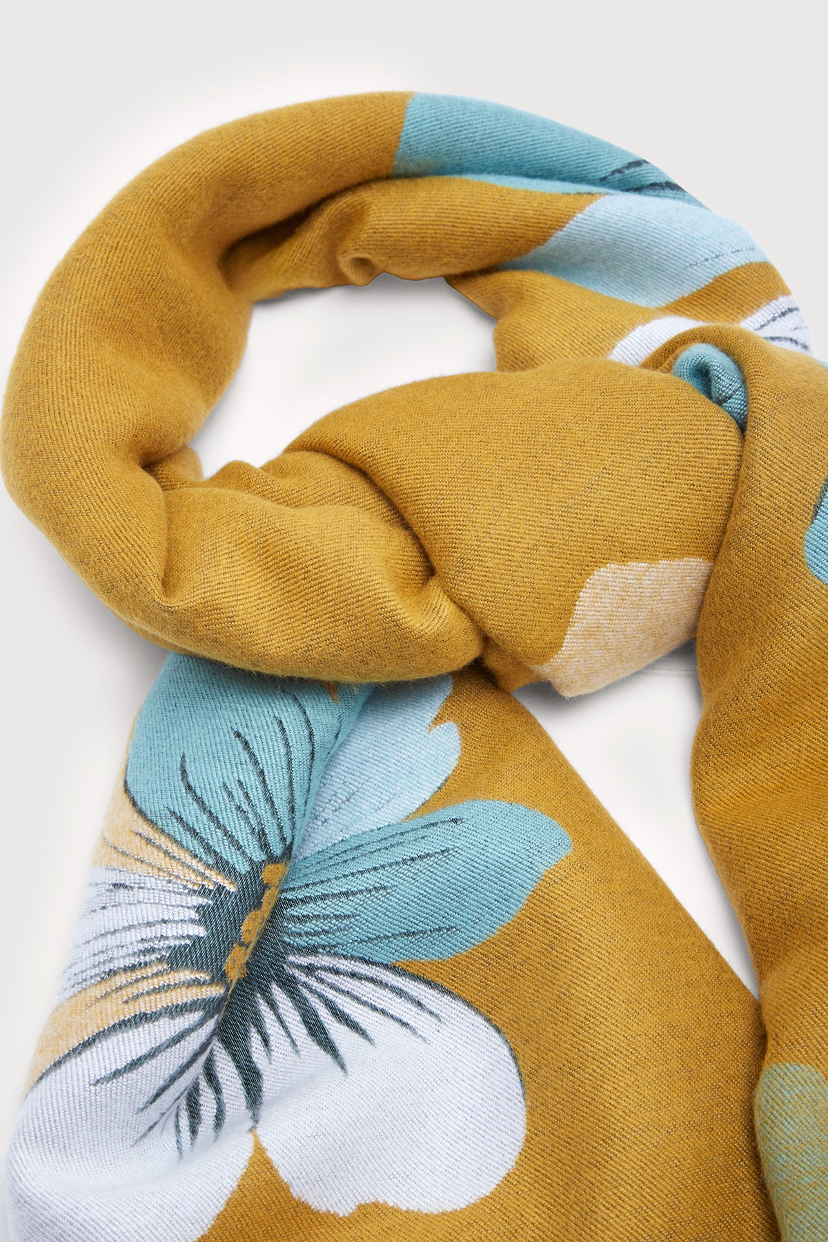 Fresh Floral Reversible Scarf - Lightweight Fashion Accessory for Women - Perfect for Spring Outfits, Office Wear & Special Occasions