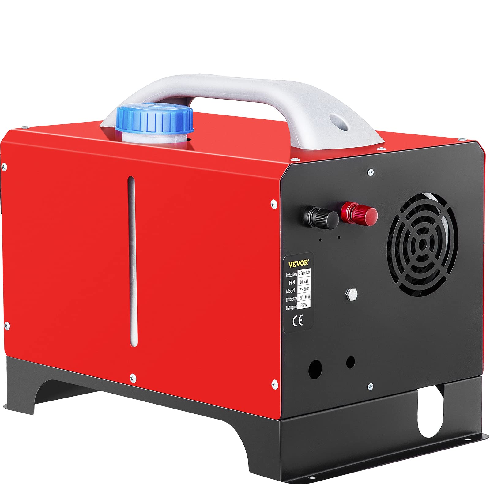 VEVOR 5KW 12V Diesel Air Heater with LCD Display & Remote Control - Fast Heating Parking Heater for RV, Truck, Boat, Bus, Camper & Motorhome - Ideal for Winter Camping & Off-Grid Living