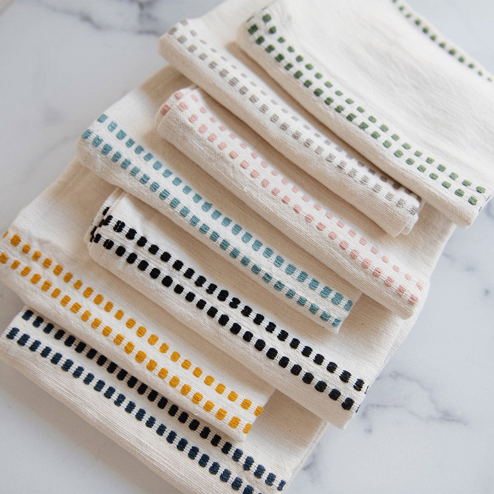 Premium Cotton Piper Tea Towels - Absorbent & Quick-Drying Kitchen Towels for Dishes, Hands & Countertops | Ideal for Cooking, Baking & Everyday Kitchen Use