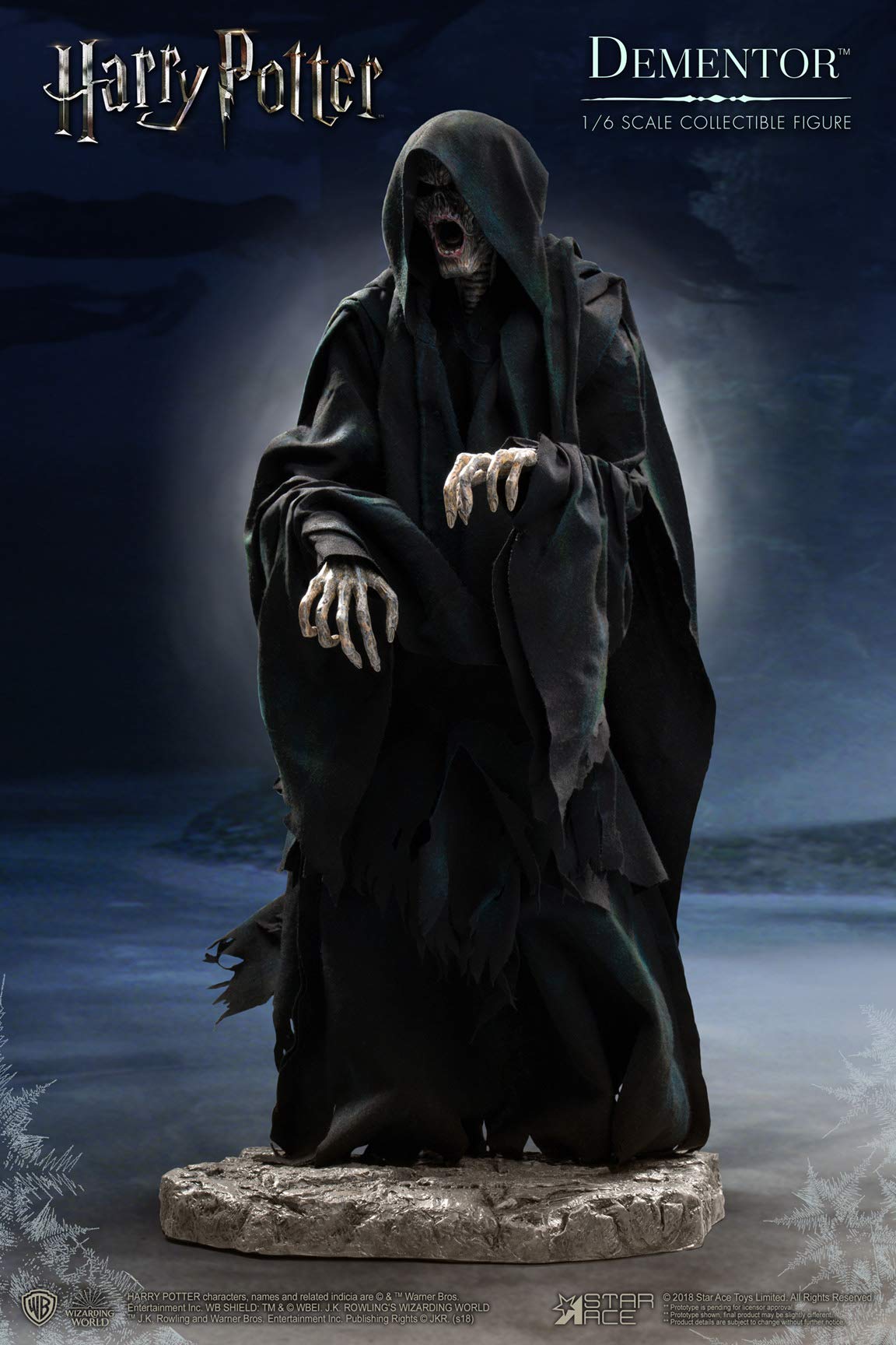 Star Ace Toys Harry Potter & The Prisoner of Azkaban: Dementor Deluxe 1:6 Scale Collectible Action Figure with Detailed Sculpt & Articulation (SA0066) - Perfect for Movie Fans, Display & Fantasy Collections