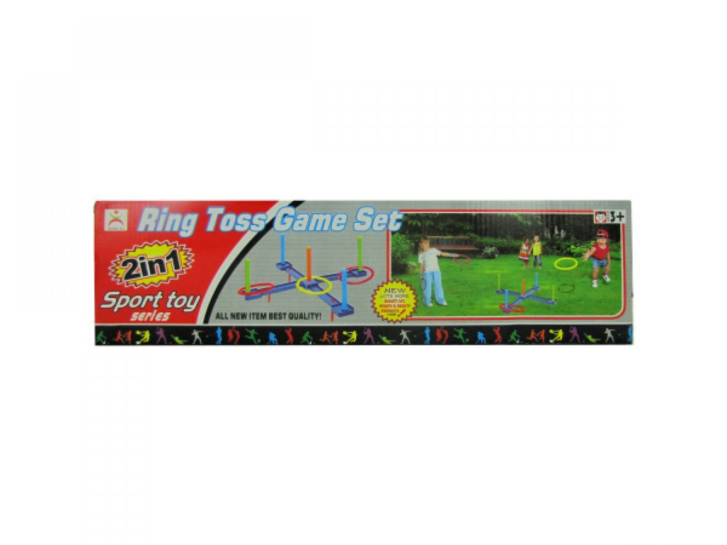 Bulk Ring Toss Game Set - 8 Piece Outdoor Lawn Game for Backyard Parties, Picnics, and Beach Fun | Perfect for Family Gatherings, BBQs, and Summer Activities