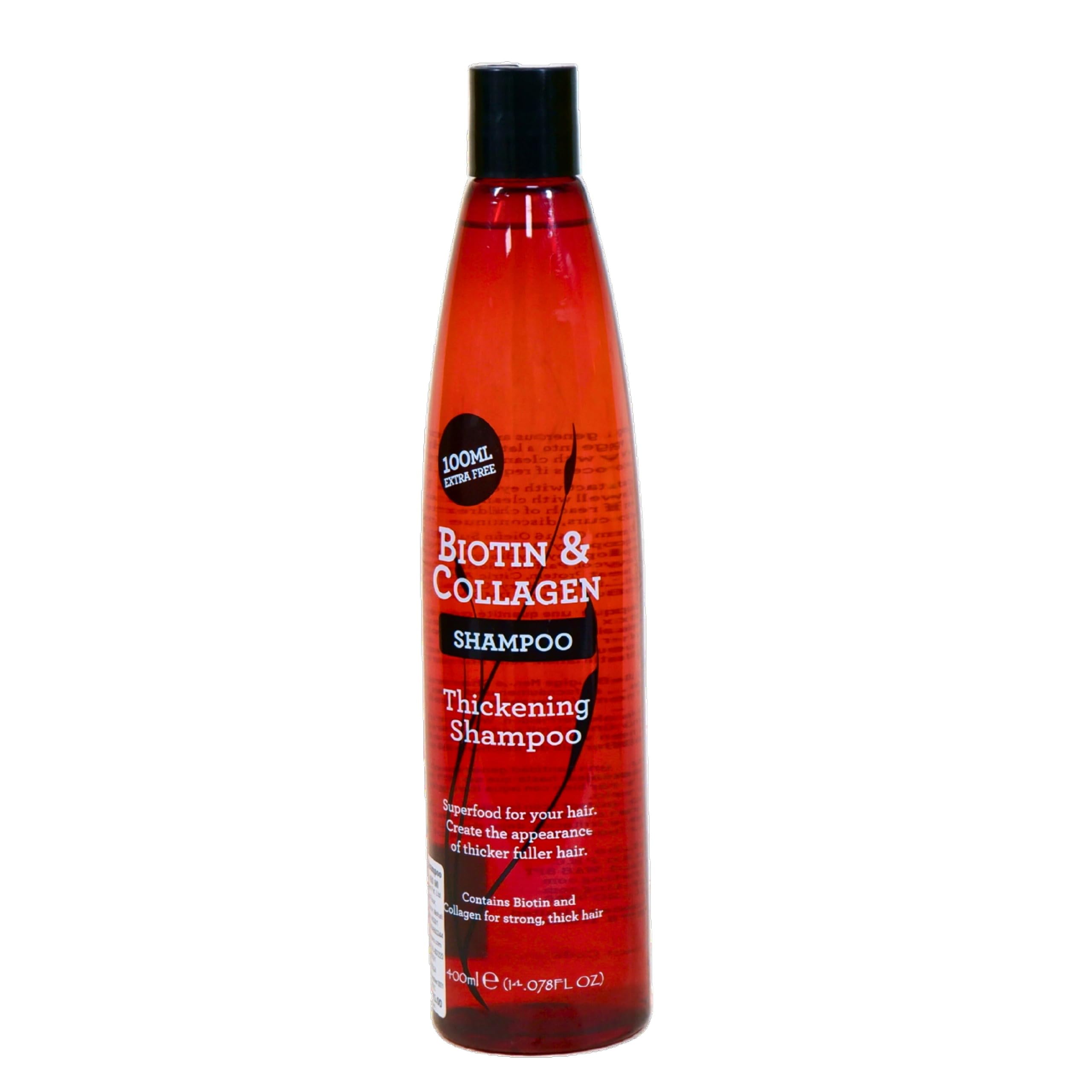 XPEL Biotin & Collagen Thickening Shampoo for Women & Men - Anti Hair Loss with Vitamin B7 & Wheat Protein | Paraben-Free Formula Promotes Hair Growth & Reduces Hair Fall | 400ml | Perfect for Daily Use & Thinning Hair Care