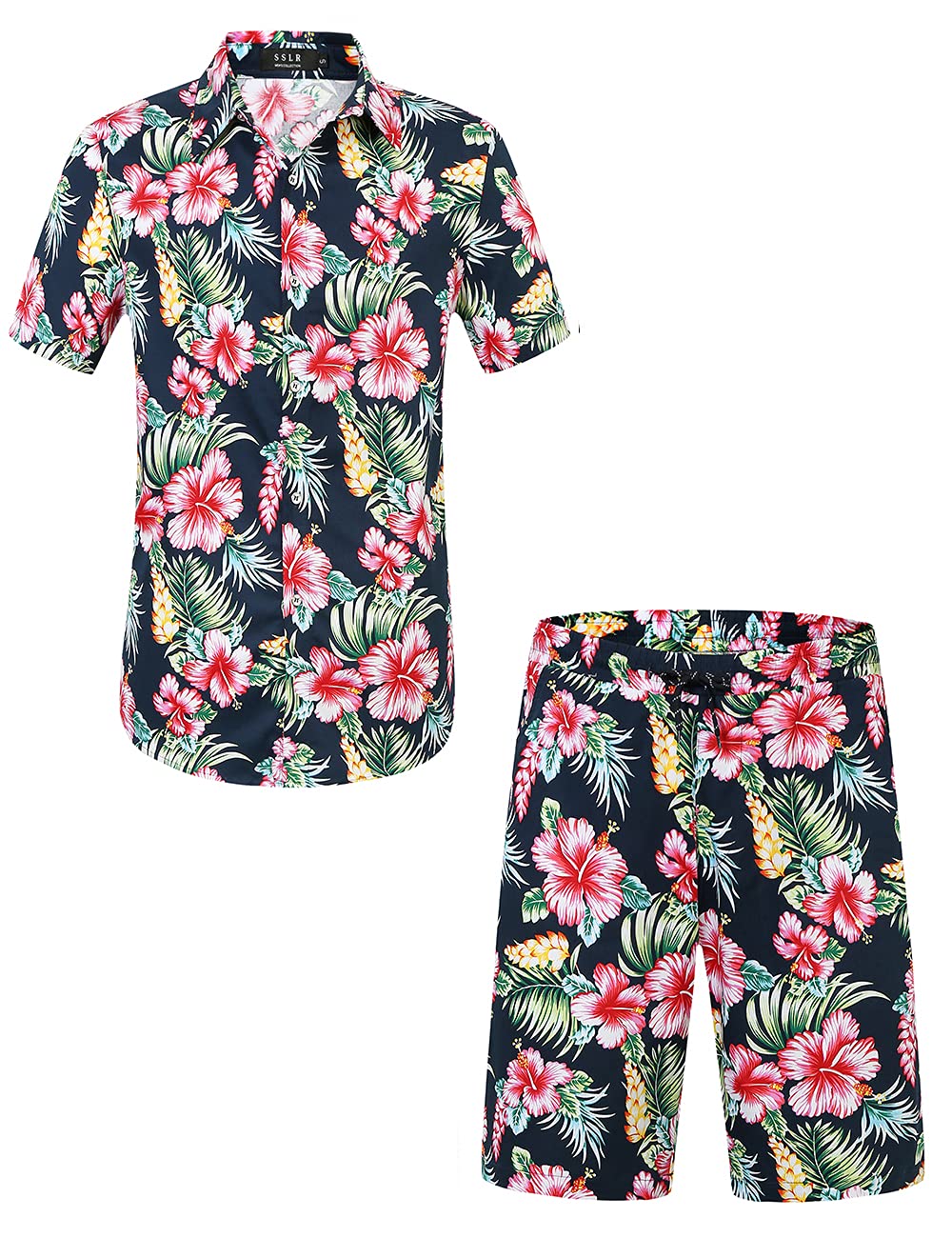 **Men's Hawaiian Shirts & Suits - Short Sleeve Casual Button Down Shirts for Beach, Summer & Vacation Wear**