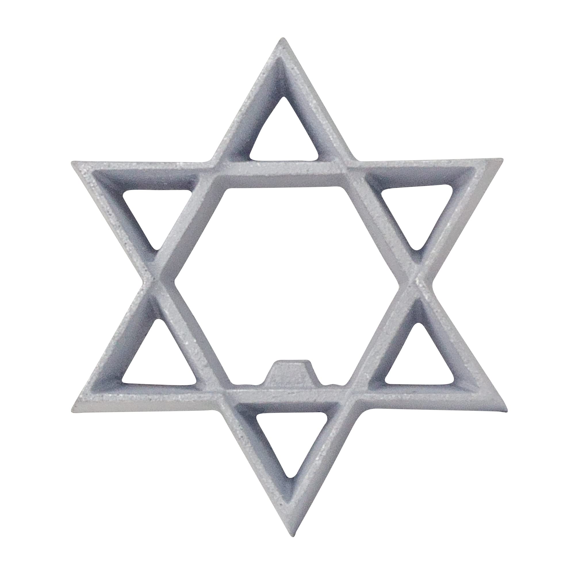 O'CREME Rosette Iron Star of David Cookie Press - Perfect for Hanukkah, Christmas Baking & Holiday Dessert Decorating