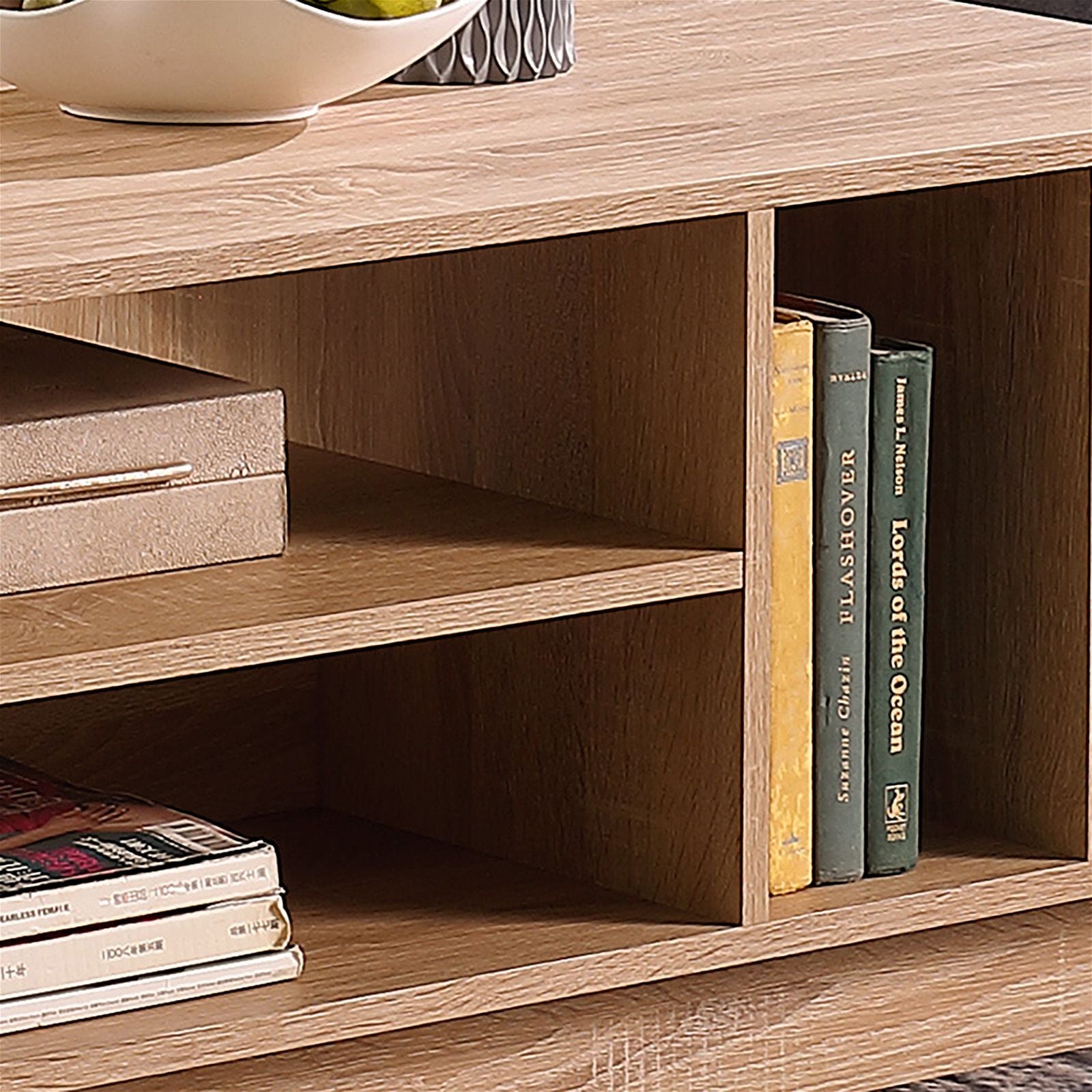 Tauris™ Encore Light Oak Coffee Table - Modern Living Room Furniture for Home Decor & Stylish Gatherings