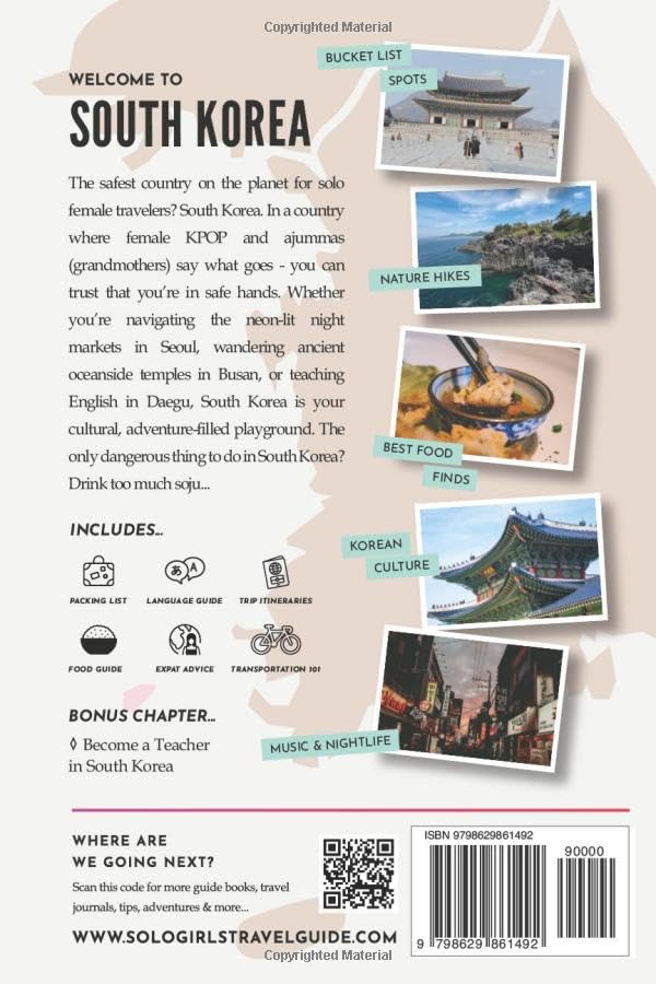 South Korea Solo Travel Guide for Women: Explore Safely & Confidently | Best Destinations, Tips & Itineraries for Female Solo Travelers | Perfect for Adventure, Culture & Relaxation
