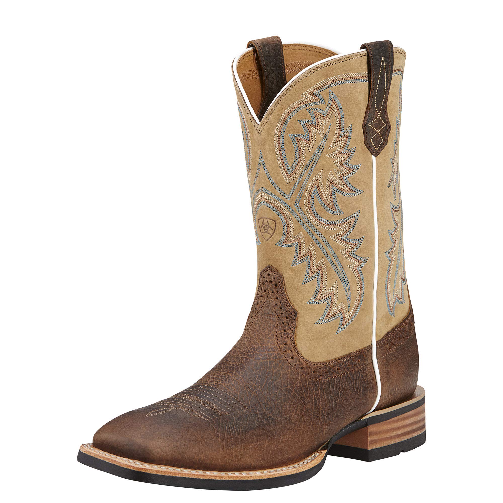 Ariat Men's Quickdraw Western Boot - Durable Cowboy Boots for Riding, Work & Casual Wear | Comfortable & Stylish for Ranch, Rodeo & Everyday Use