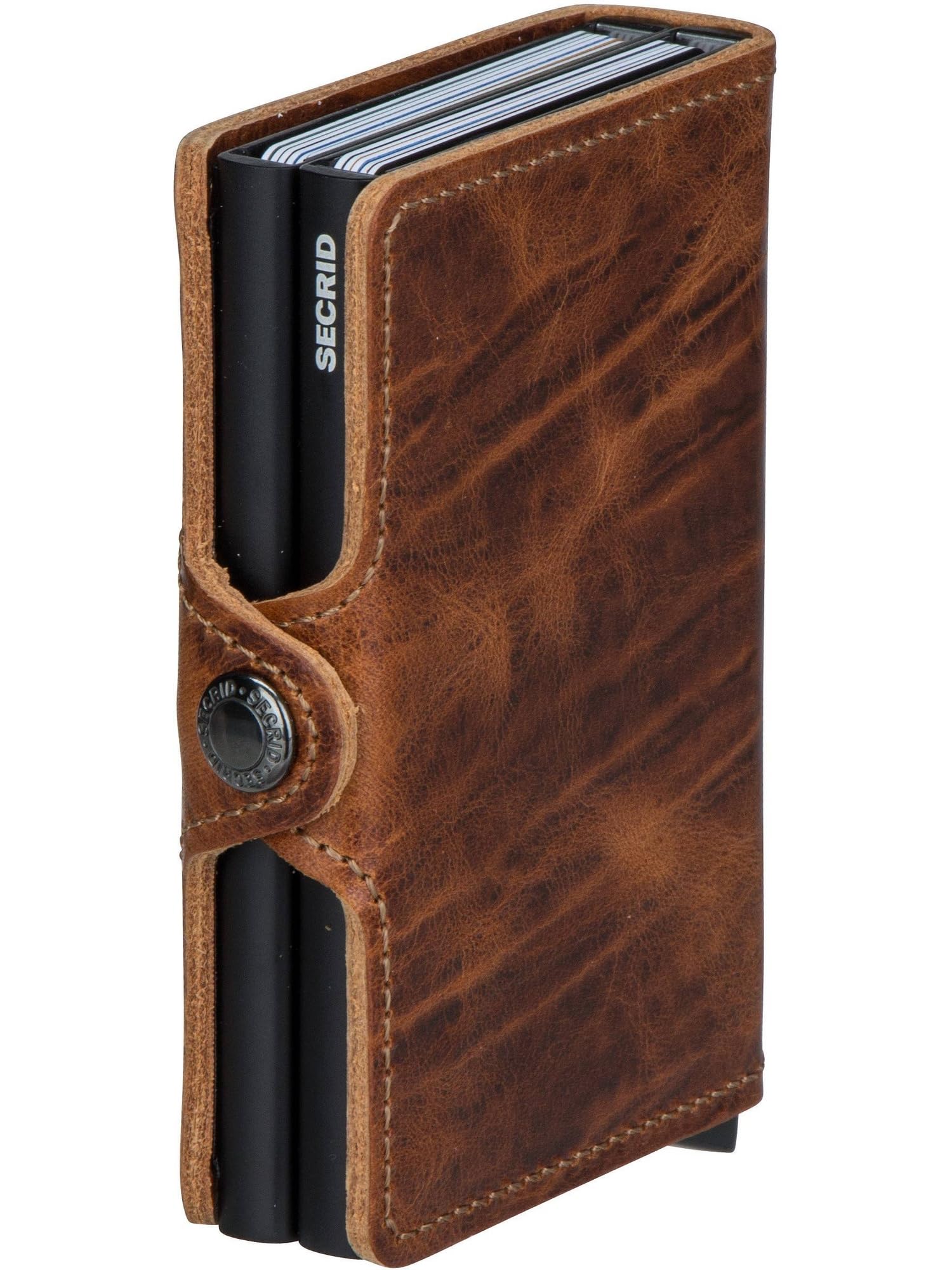 SECRID Genuine Leather Twin Wallet with RFID Protection - Holds 16 Cards | Slim Bifold Card Holder for Men & Women | Perfect for Travel, Business & Everyday Use