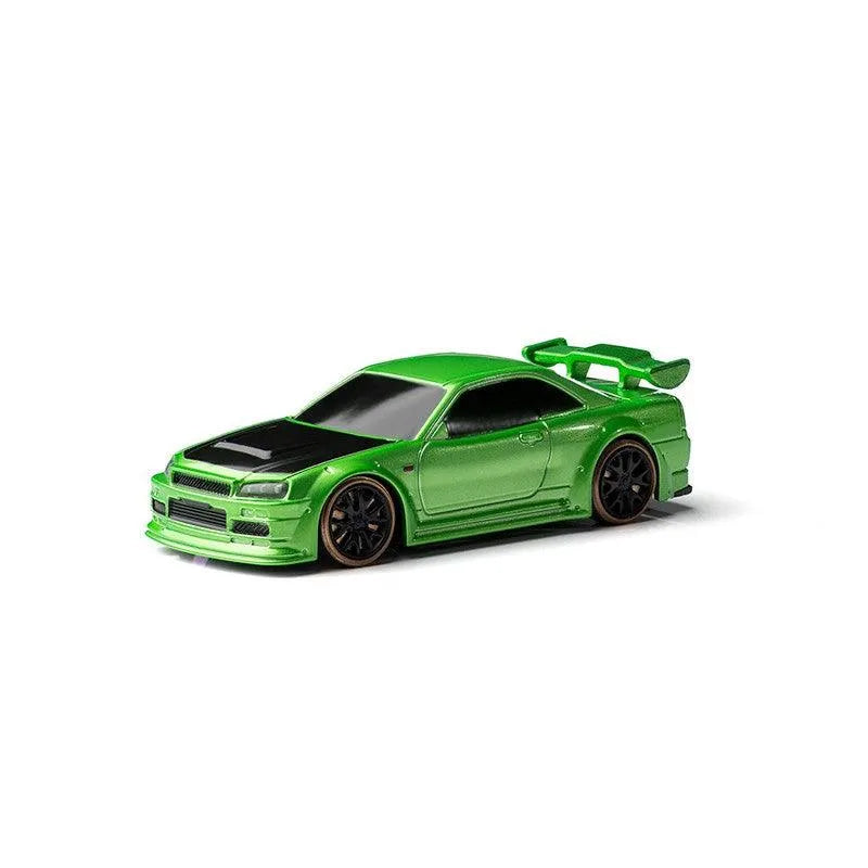 Turbo Racing C61 C62 C63 C64 RC Drift Car 1:76 Scale Mini Remote Control Vehicle with Built-in Gyroscope - Perfect for Indoor Racing, Drift Competitions & Collectors