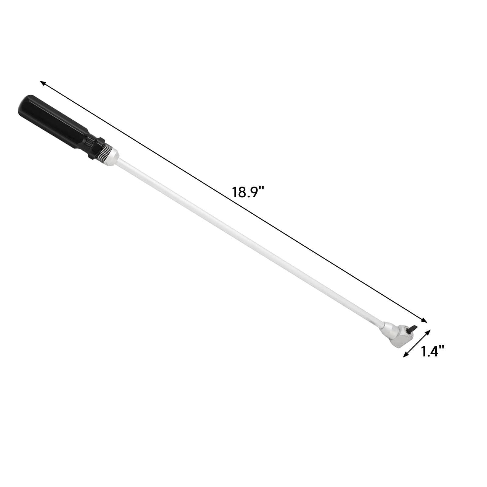 90 Degree Pilot Screw Adjustment Tool for ATV & Motorcycle Carburetor - High-Grade Aluminum & Stainless Steel Carb Screwdriver - Perfect for Engine Tuning and Maintenance