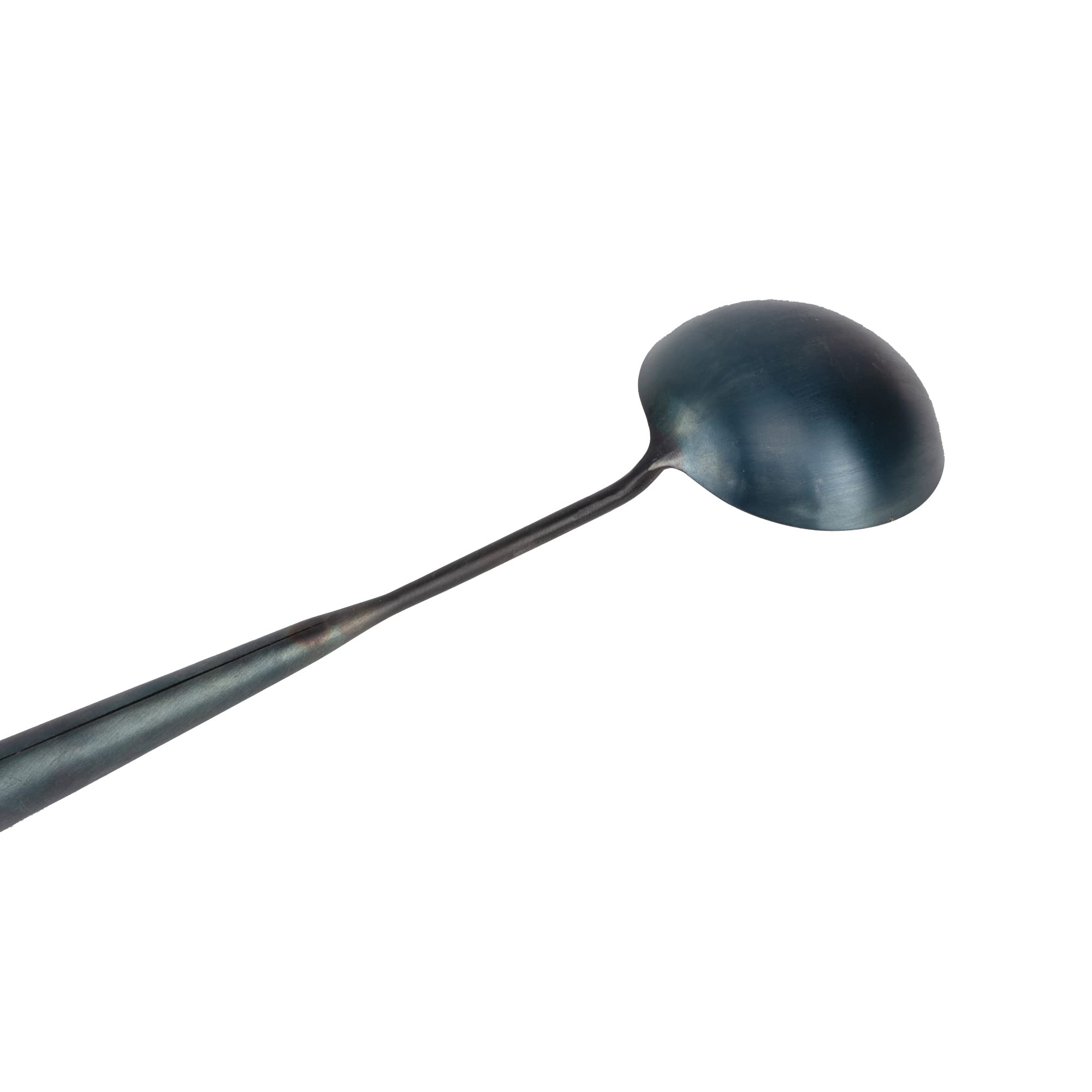 Premium Handmade Chinese Iron Wok Spatula and Ladle Set - 12.6