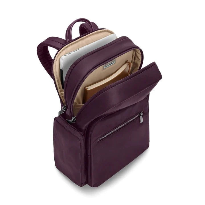 Briggs & Riley Rhapsody 2.0 Medium Backpack - Durable Travel Backpack for Business & Commuting - Water-Resistant Laptop Backpack with USB Port - Perfect for Work, School & Air Travel