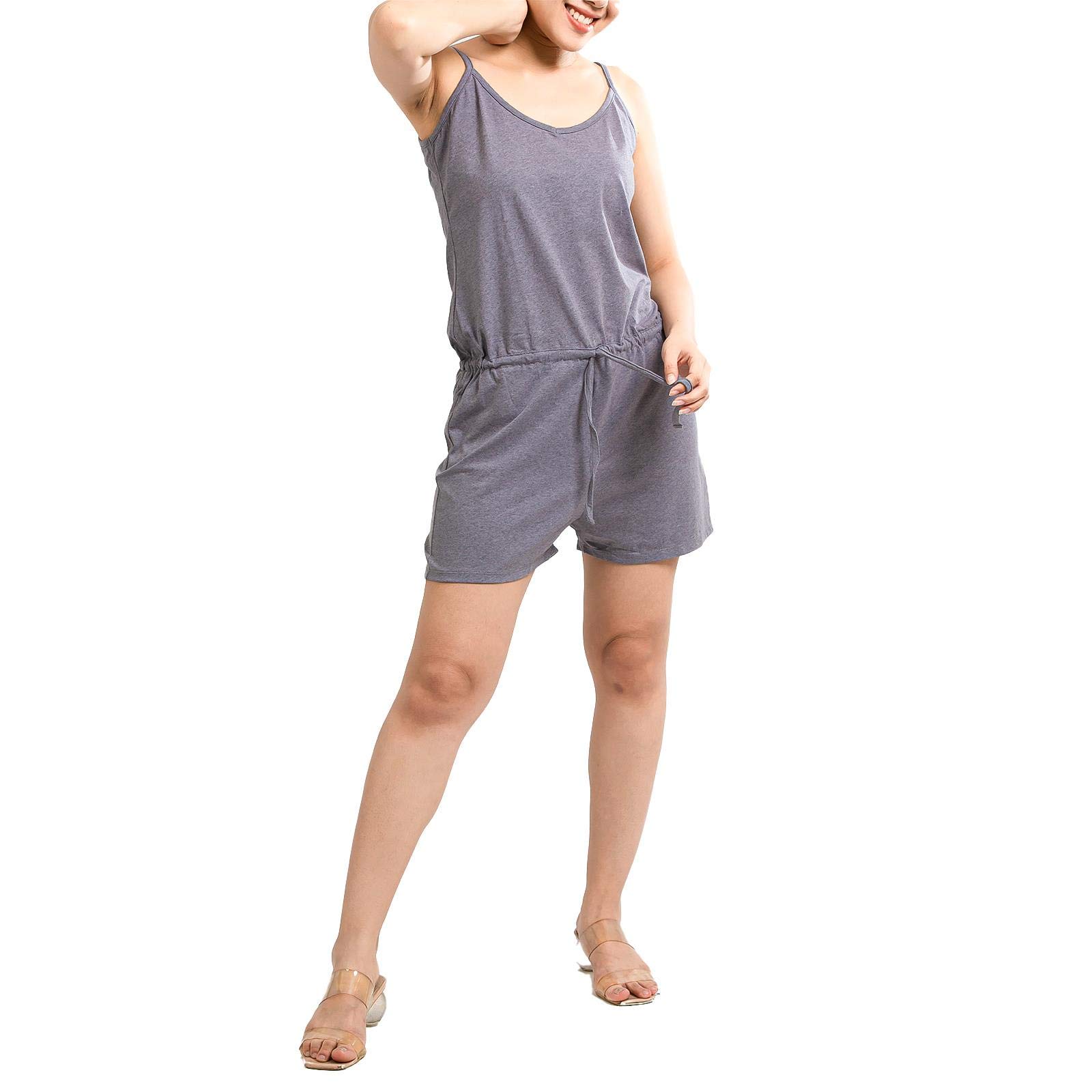 LOFBAZ Women's Sexy Jumpsuit Romper Shorts - Summer Beach Outfit, Casual Wear for Vacation, Pool Party & Night Out