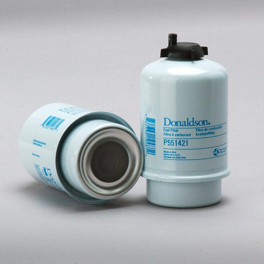 Donaldson P551421 Fuel Filter with Water Separator - Heavy Duty Cartridge Replacement for Trucks & Heavy Equipment - Ideal for Off-Road & Construction Use