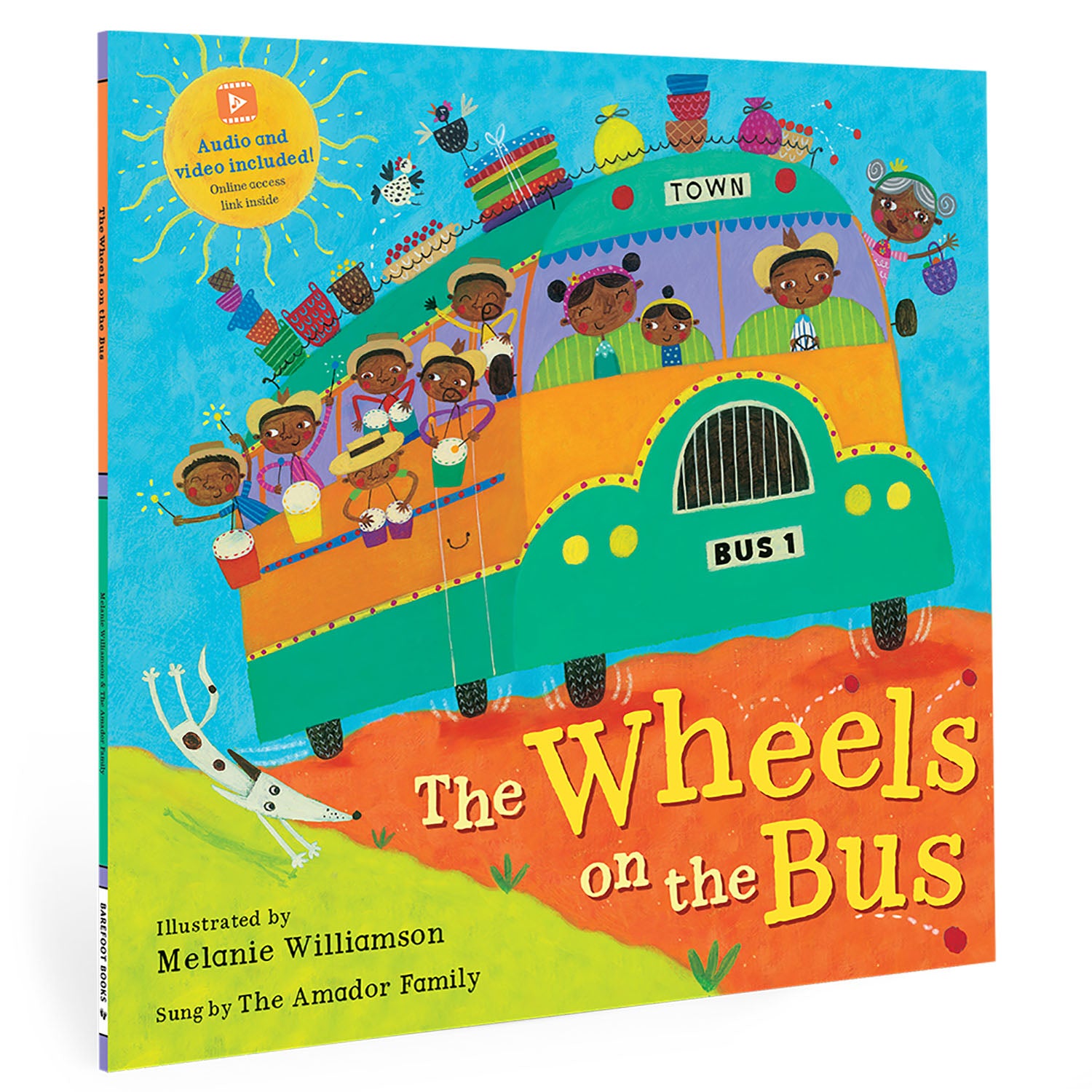 Barefoot Books Kindergarten Transportation Singalongs 4 Book Set - Fun Learning Books for Kids | Perfect for Classroom Read-Alouds & Homeschooling Activities
