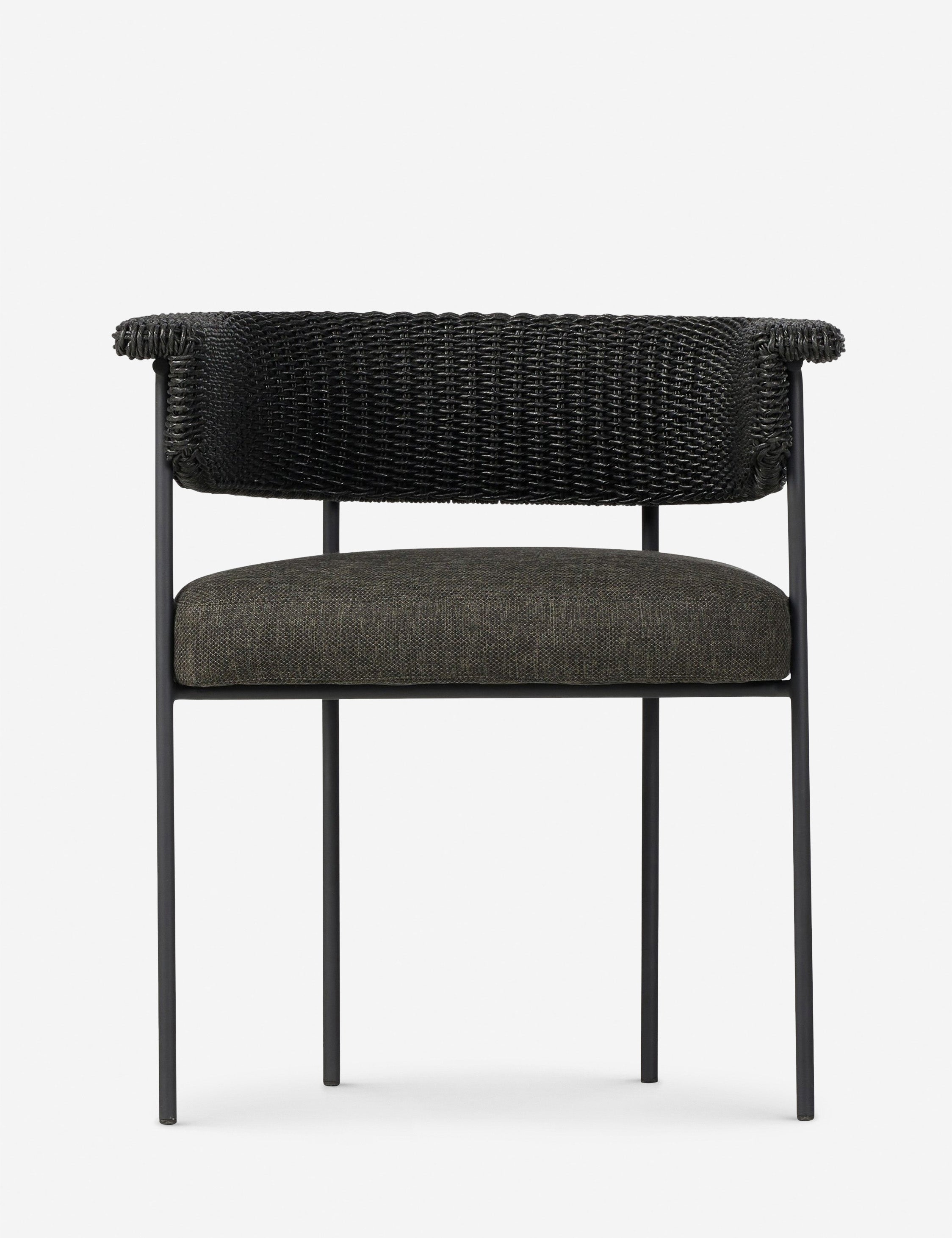 Arija Modern Indoor Outdoor Dining Chair - Weather-Resistant Patio Furniture for Garden, Poolside, and Restaurant Use
