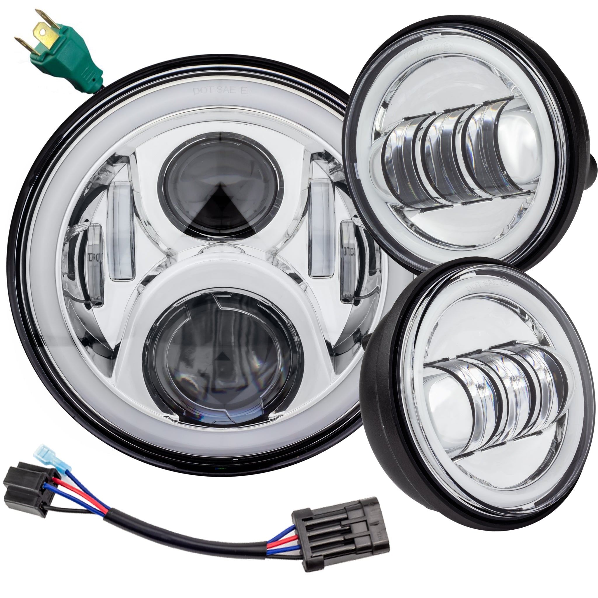 Eagle Lights 7 LED Headlight & 4.5
