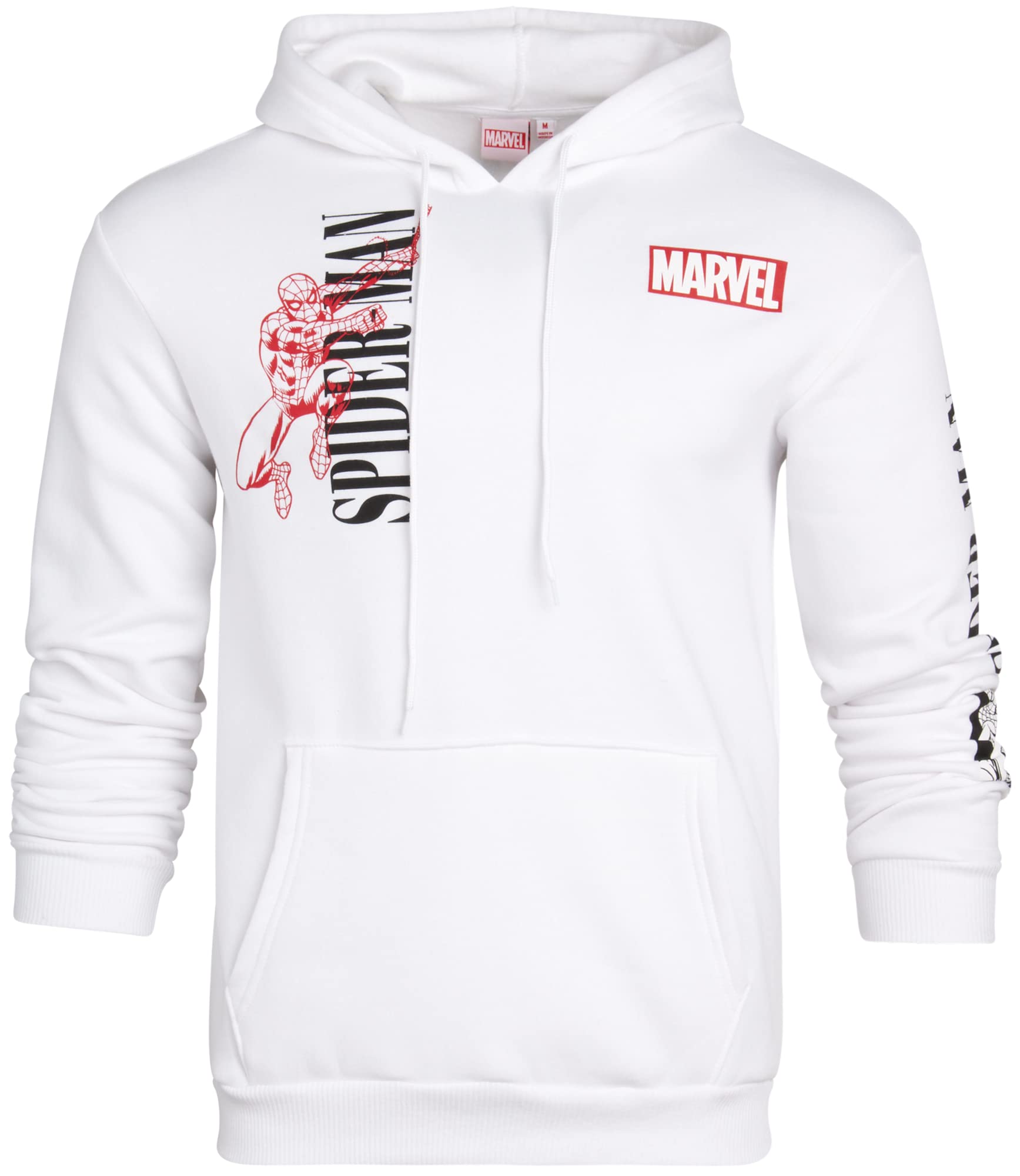Marvel Avengers Fleece Hoodie Sweatshirt for Men - Captain America, Hulk, Iron Man, Spider-Man, Venom - Superhero Cosplay, Casual Wear & Gift for Fans