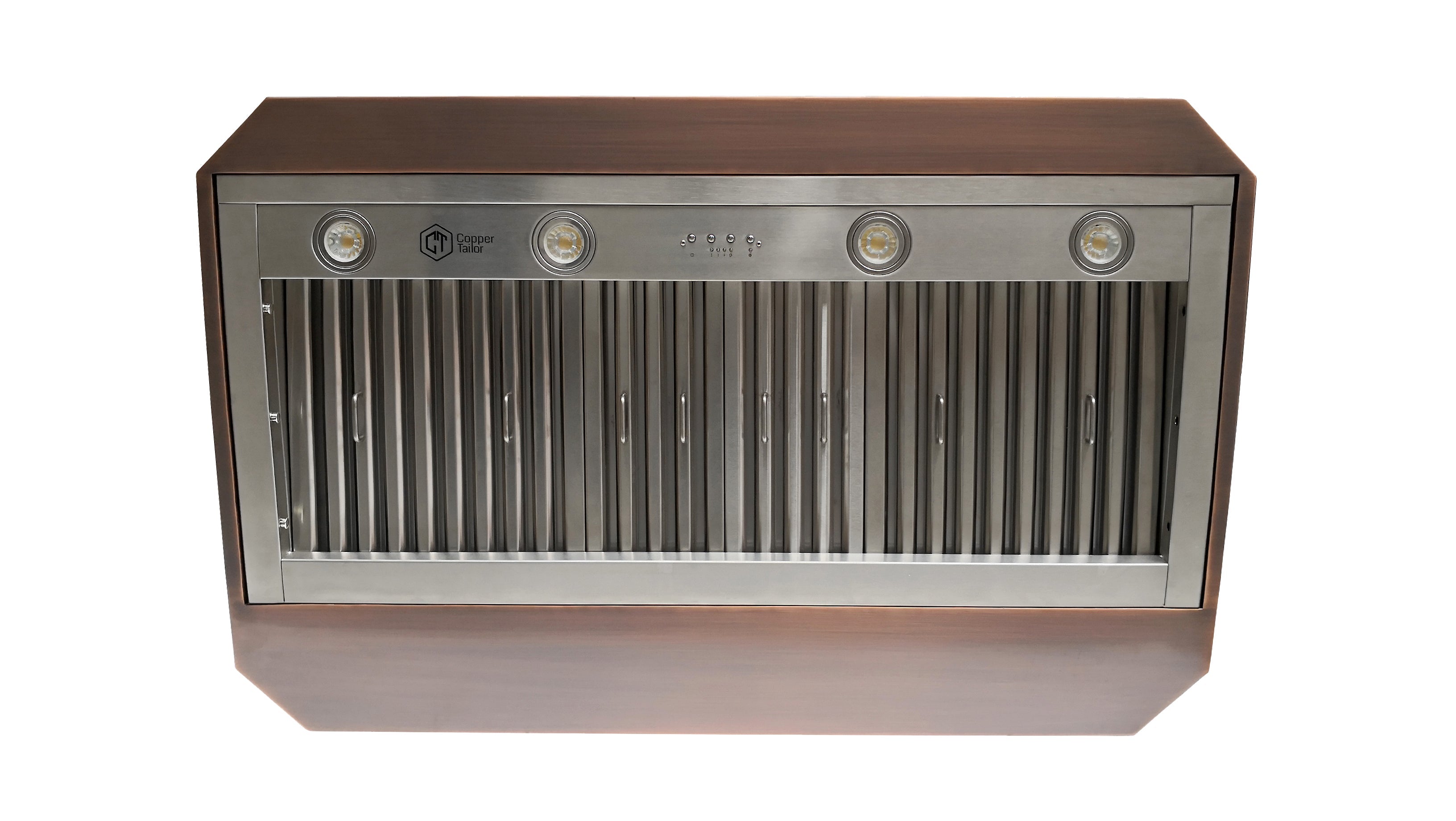 RHM Natural Copper Under Cabinet Range Hood - Filter Compatible with Brita - Perfect for Modern Kitchens & Small Spaces