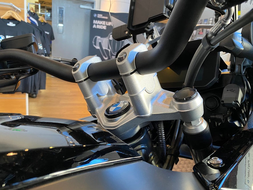 BMW R1250GS Adventure Handlebar Risers - Adjustable Motorcycle Handlebar Lift Kit for Comfort & Control - Perfect for Off-Road & Long-Distance Touring