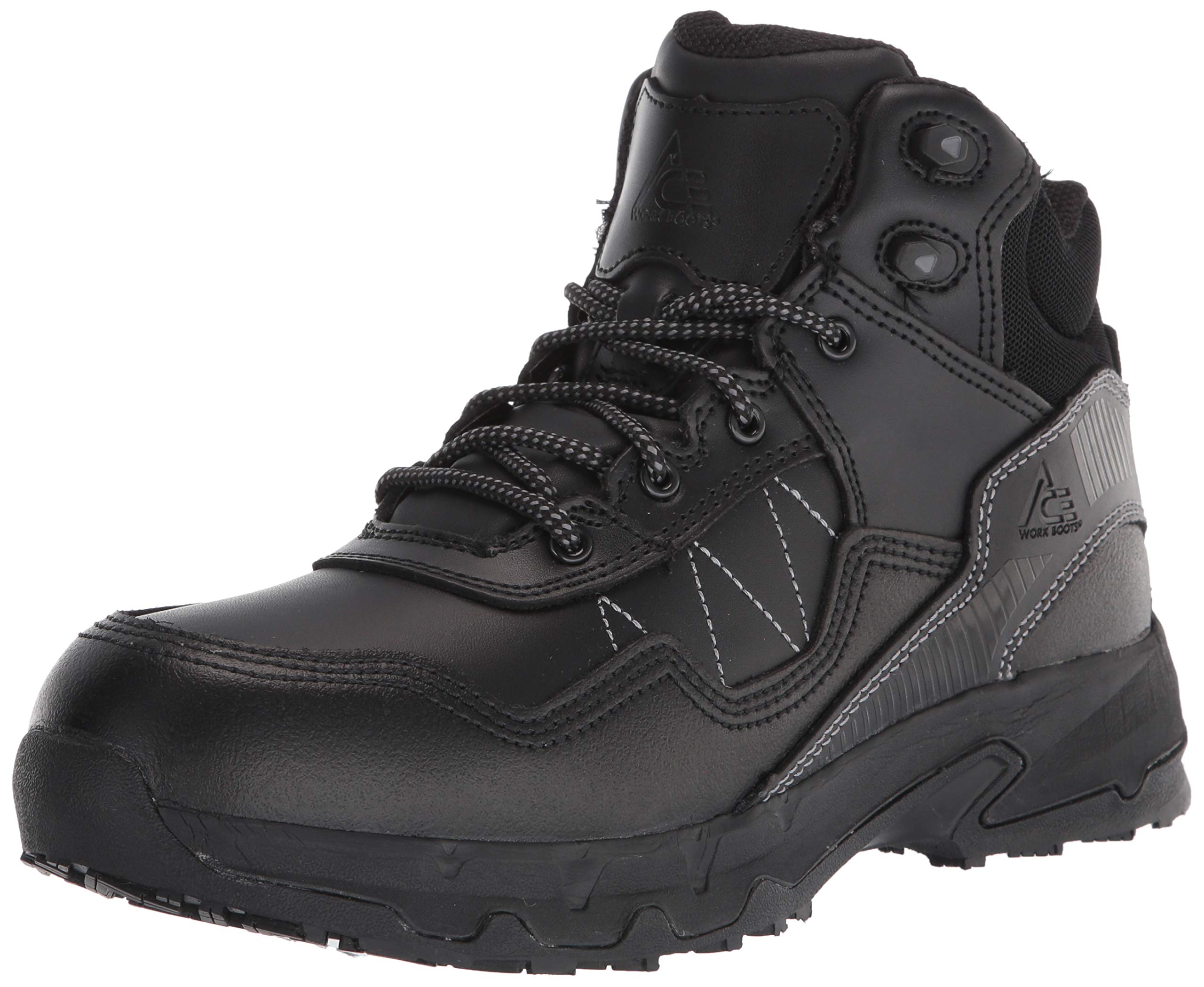 Slip Resistant Work Shoes for Men & Women | Non-Slip Water Resistant Soft Toe Safety Shoes | Piston Low & Mid Style for Restaurant, Kitchen & Industrial Workers