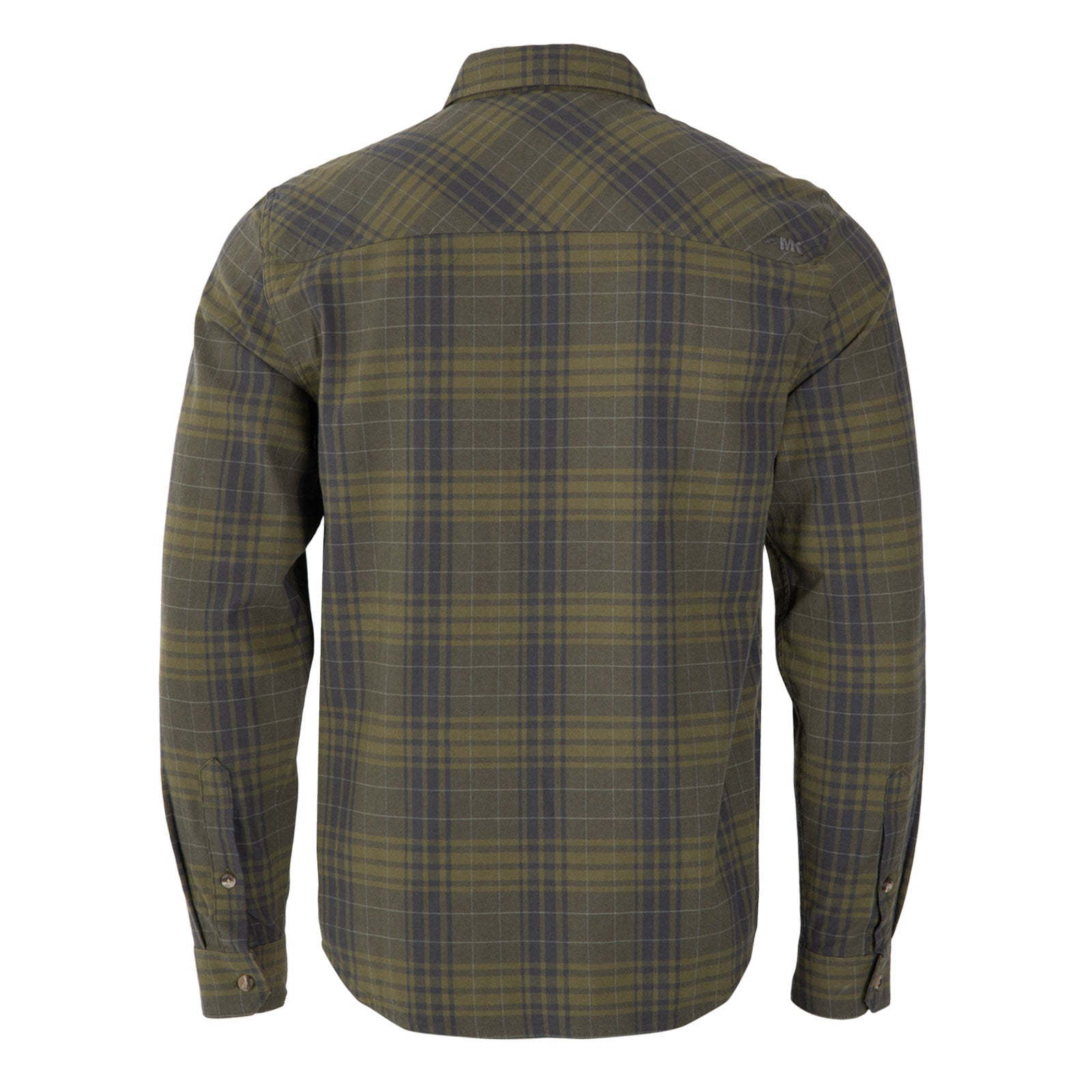 Men's Park Flannel Shirt - Soft Plaid Long Sleeve Button Down for Outdoor Camping & Fall Fashion