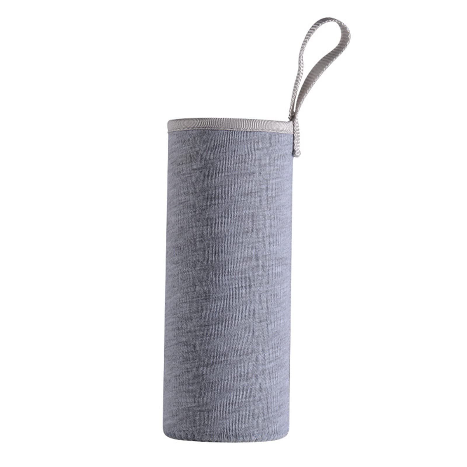 Bamboo Water Bottle Holder - Anti-Slip Sleeve for Kitchen & Outdoor Use (Gray)