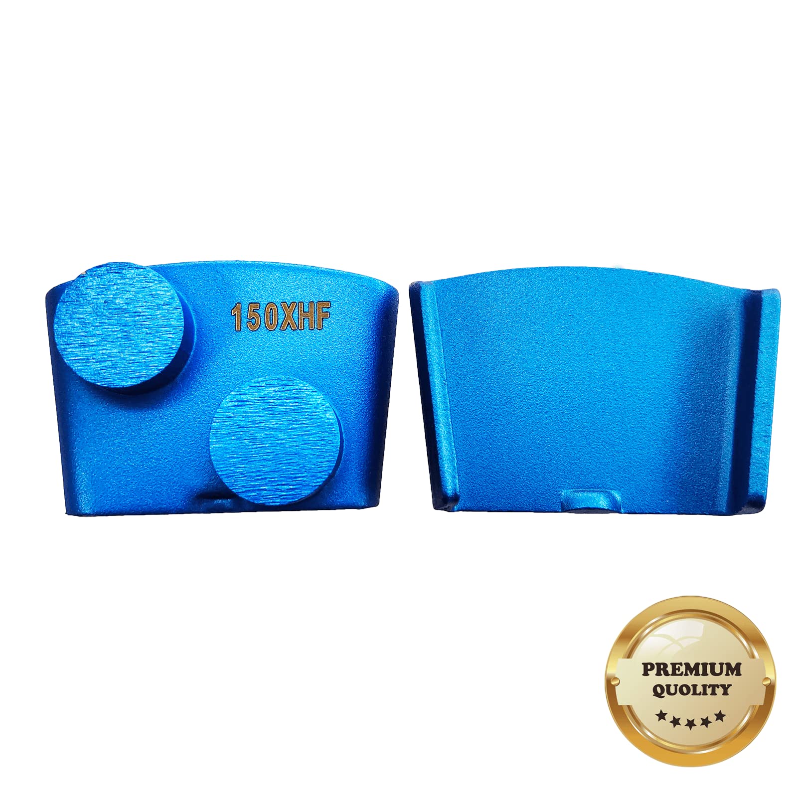 9 Pcs HTC Diamond Grinding Shoes - Extra Soft Bond for Concrete & Hard Floors (150 Grit, 2 Round Button Segments) - Compatible with HTC Floor Grinding Machines - Ideal for Polishing, Grinding & Surface Preparation on Marble, Granite & Concrete Floors