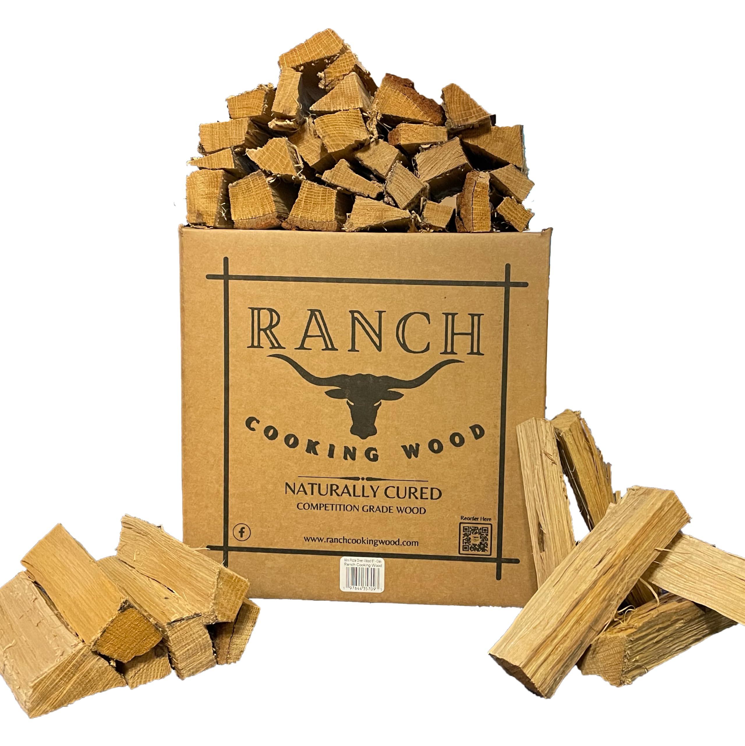 Premium 6-Inch Mini Oak Logs for Pizza Ovens – 1000 Cubic Inches | Perfect for Ooni, Gozney, Bertello & Solo Stove | Naturally Cured, USA Harvested (12-14lbs) | Ideal for Wood-Fired Pizza, Grilling & Smoking | Outdoor Cooking & Backyard BBQ Essential