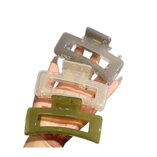 Textsoft 4-Piece Large Hair Claw Clips for Women - 3.6