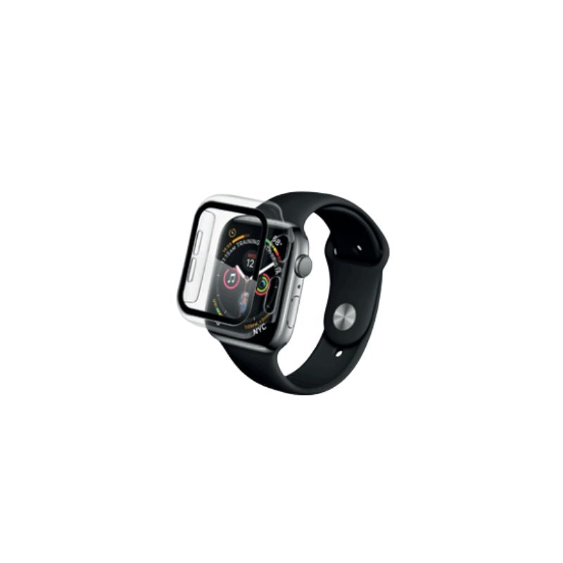 QDOS Screen Protector & Charging Base for Apple Watch SE/6/5/4 44mm - Durable Protection & Fast Charging for Workouts, Swimming & Daily Use