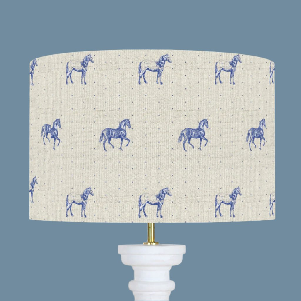 Rustic Country Horse Lampshades - Western Decor for Bedroom, Living Room & Ranch Style Home Decor | Farmhouse Lighting Accent