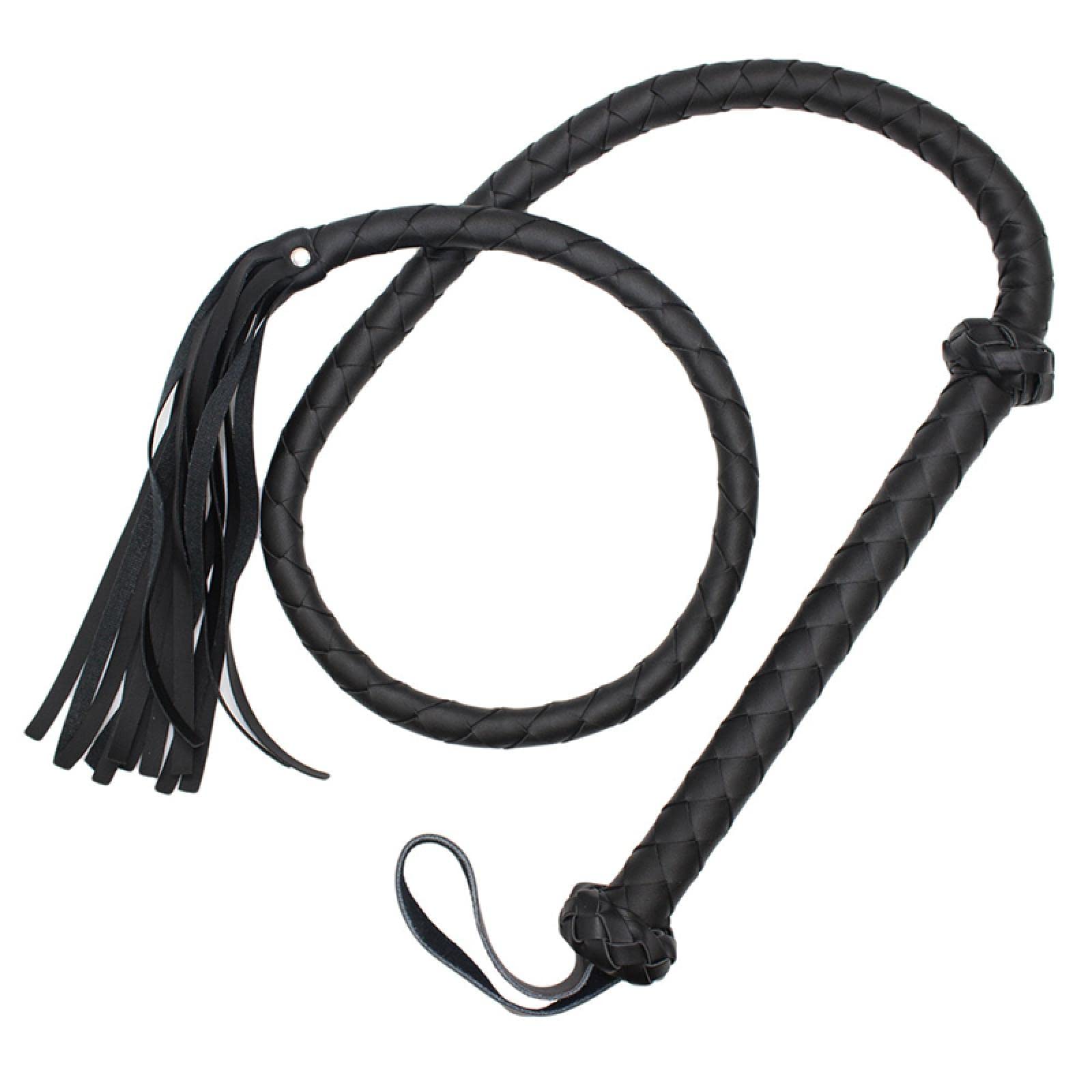 Premium PU Leather BDSM Whip - Adult Bondage Spanking Flogger for Couples, Sensual Fetish Toy for Women & Men - Perfect for Role Play, BDSM Scenes & Intimate Exploration