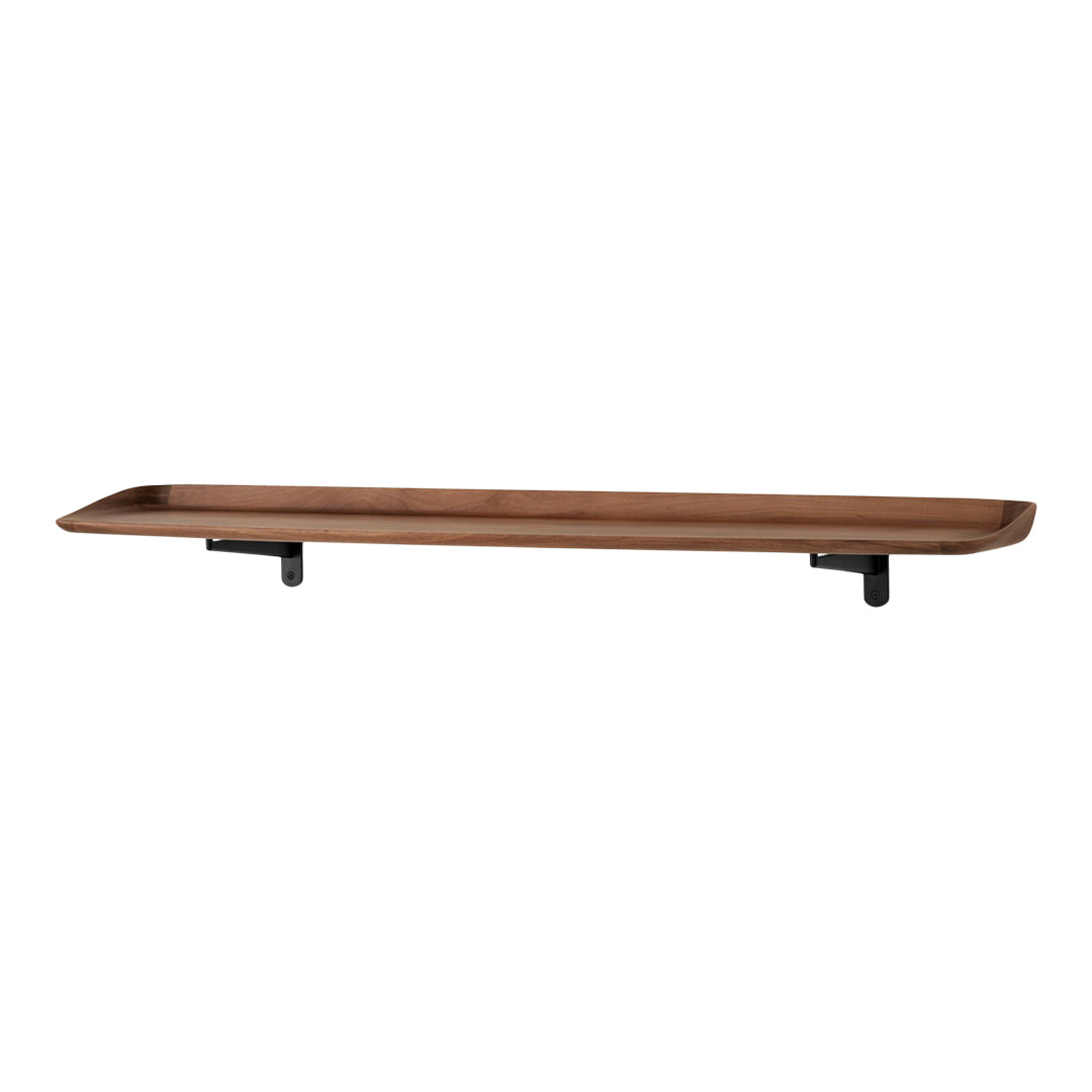 Guild HM14 & HM15 Wall Mounted Shelf - Rustic Wood Floating Shelves for Home Decor, Kitchen, Bathroom & Office Storage - Easy Installation & Durable Design