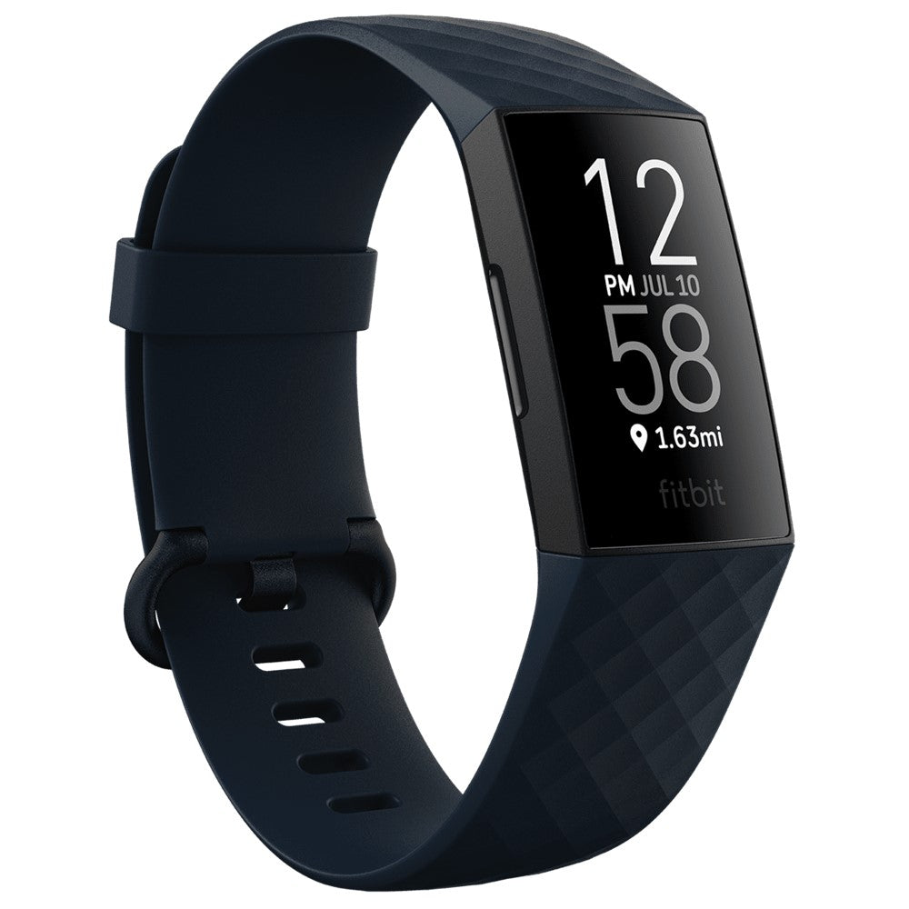 Fitbit Charge 4 Advanced Fitness Tracker with Built-in GPS, Heart Rate Monitor, Sleep Tracking & Fitbit Pay - Blue | Perfect for Running, Swimming & Daily Activity Tracking