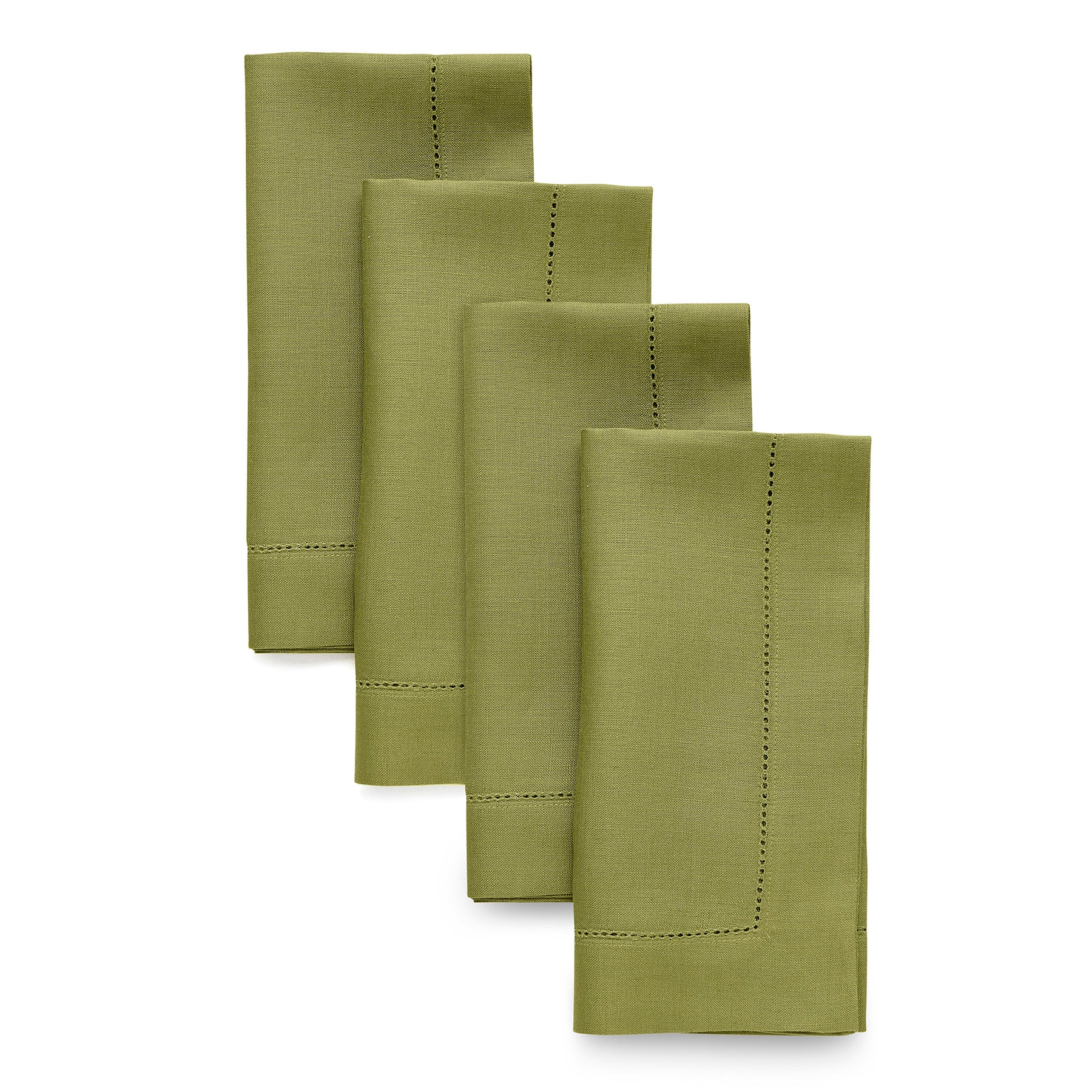 Premium Classic Hemstitch Napkins Set - 100% Cotton Linen Dinner Napkins for Formal Dining, Wedding, and Special Occasions - Elegant Table Decor for Restaurants, Events & Home Use