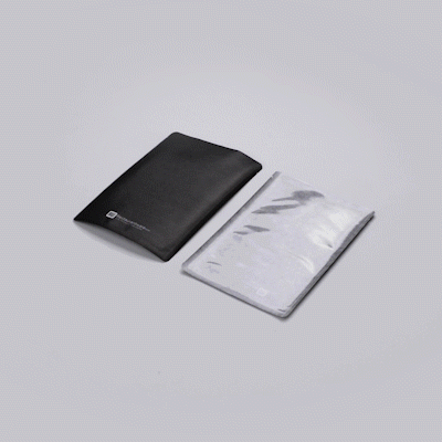 Black Plastic Small Sandwich and Snack Bags - Heat Sealable 8.25