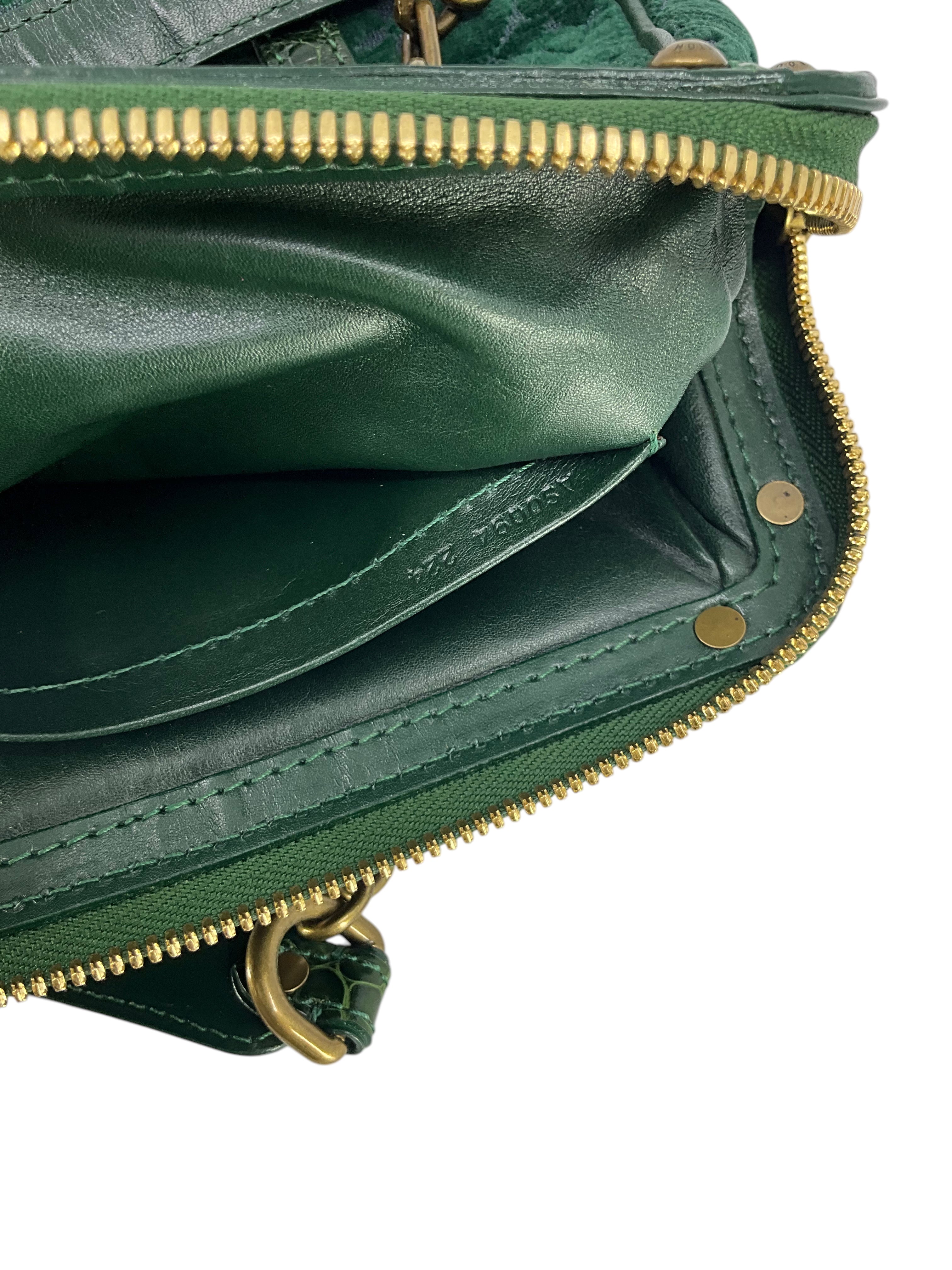 Authentic Louis Vuitton Limited Edition Monogram Velours Alligator Gracie PM Handbag - Luxury Designer Shoulder Bag for Women, Perfect for Evening Parties & Special Occasions