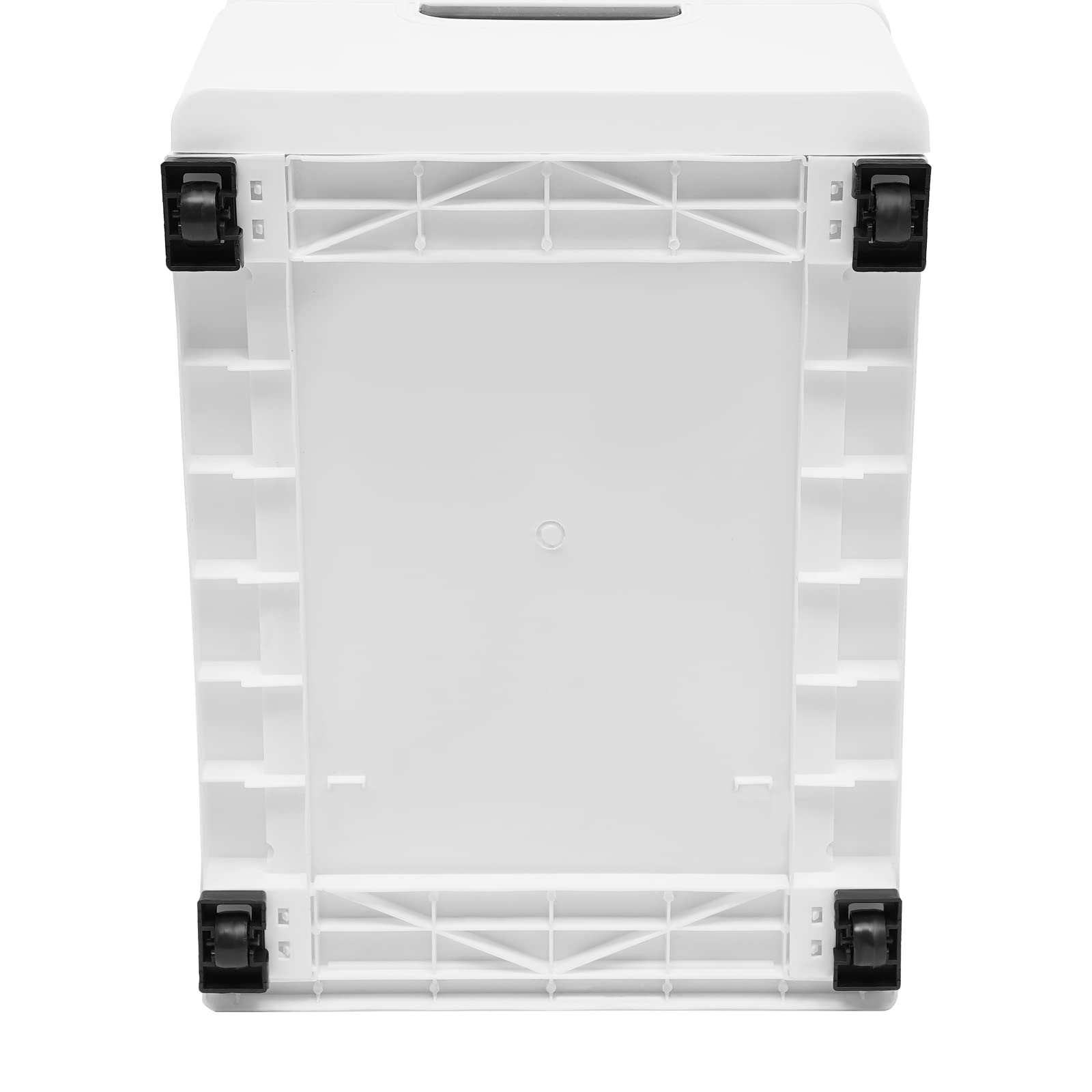 LOYALHEARTDY 5-Drawer Plastic Storage Dresser with Wheels - White Organizer Cabinet for Toys, Snacks, Clothes | Perfect for Bedroom, Living Room, Playroom & Kids Room Organization