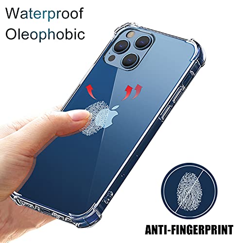 **Clear Shockproof Bumper Phone Case for iPhone 13 - Ultra Thin Transparent Protective Cover for Everyday Use, Work & Travel**