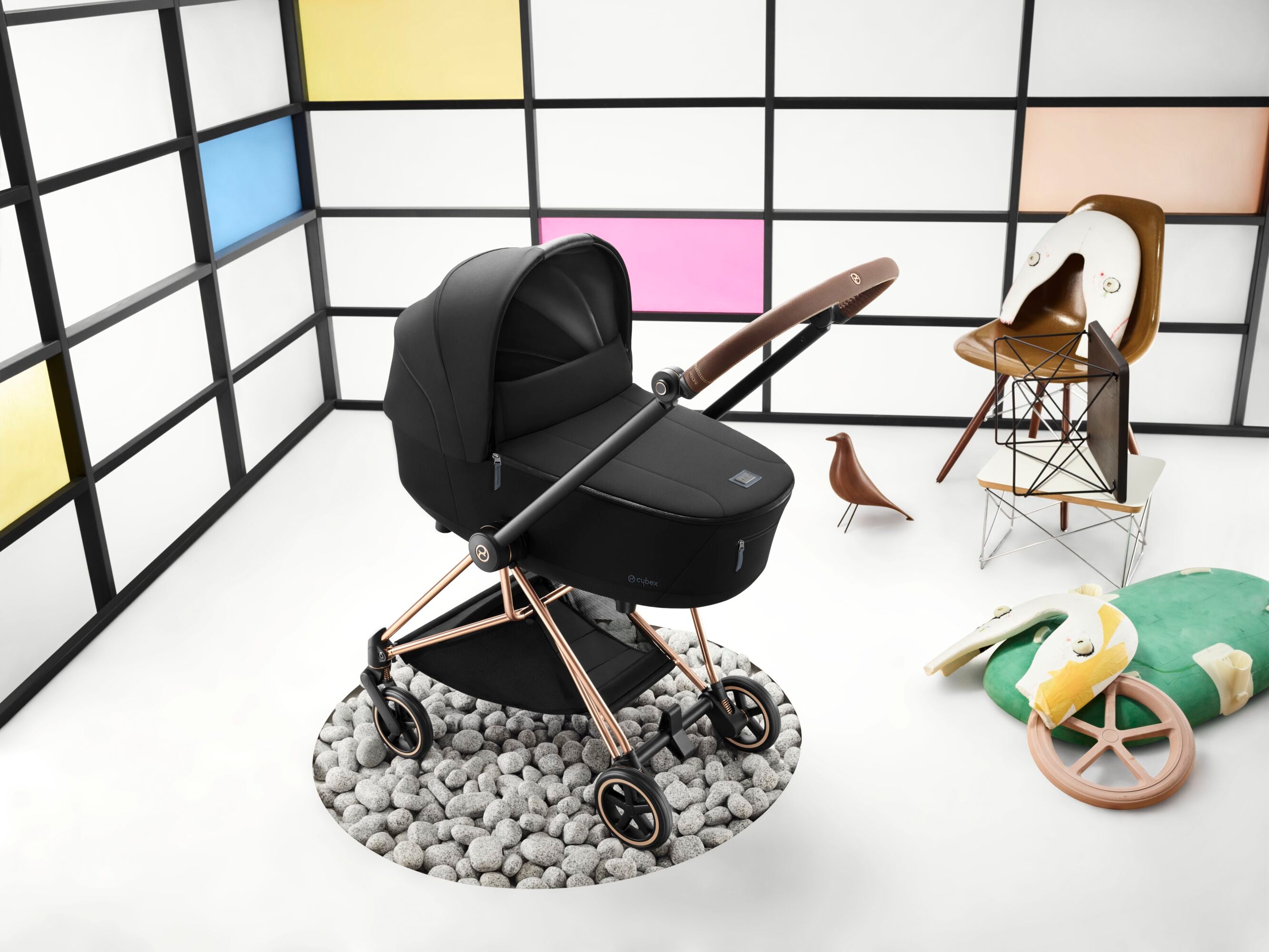 Cybex Mios 3 Lux Carry Cot - Premium Baby Stroller with Reversible Seat & Lightweight Design for Newborns & Toddlers | Perfect for Urban Travel, Shopping & Family Outings