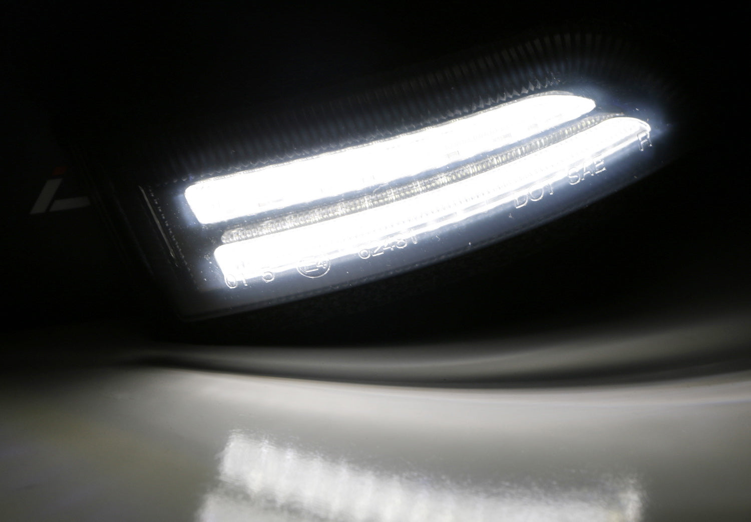 Clear Lens Switchback Sequential LED Turn Signal Lights for Subaru - Side Mirror Indicators with Dual Function (White/Amber) - Perfect for Night Driving & Enhanced Vehicle Safety