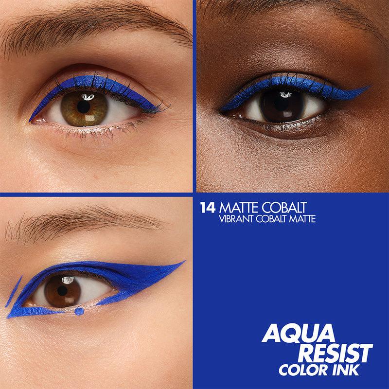 Make Up For Ever Aqua Resist Color Ink Waterproof Liquid Eyeliner - Long Lasting Smudge Proof Makeup for Party, Swimming & Daily Wear