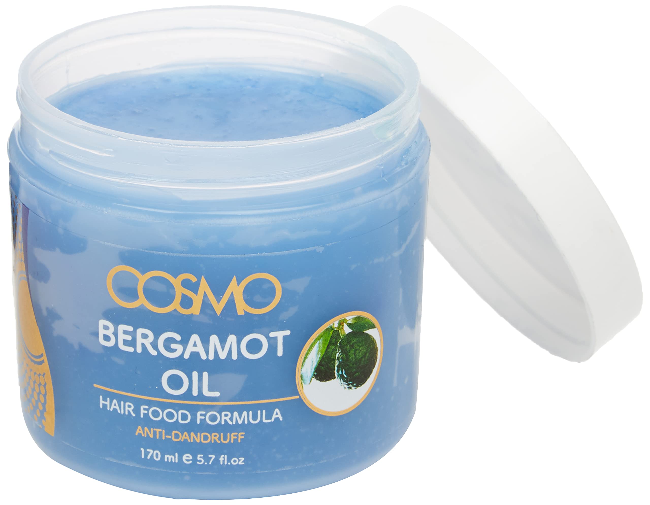 Cosmo Bergamot Hair Food Formula Oil - 170ml | Nourishing & Hydrating Hair Treatment for Dry, Damaged Hair - Perfect for Daily Use & Styling