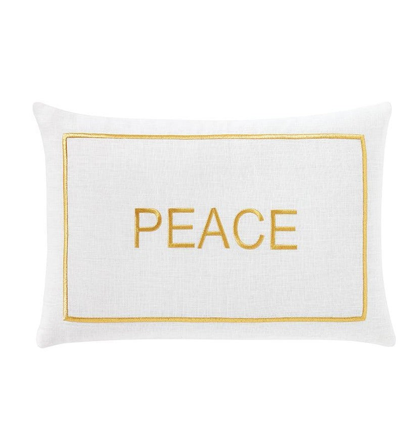 Peace Massima Decorative Throw Pillow Covers - Soft Bohemian Style Cushion for Sofa, Bed & Home Decor - Perfect for Living Room, Bedroom & Nursery Accents