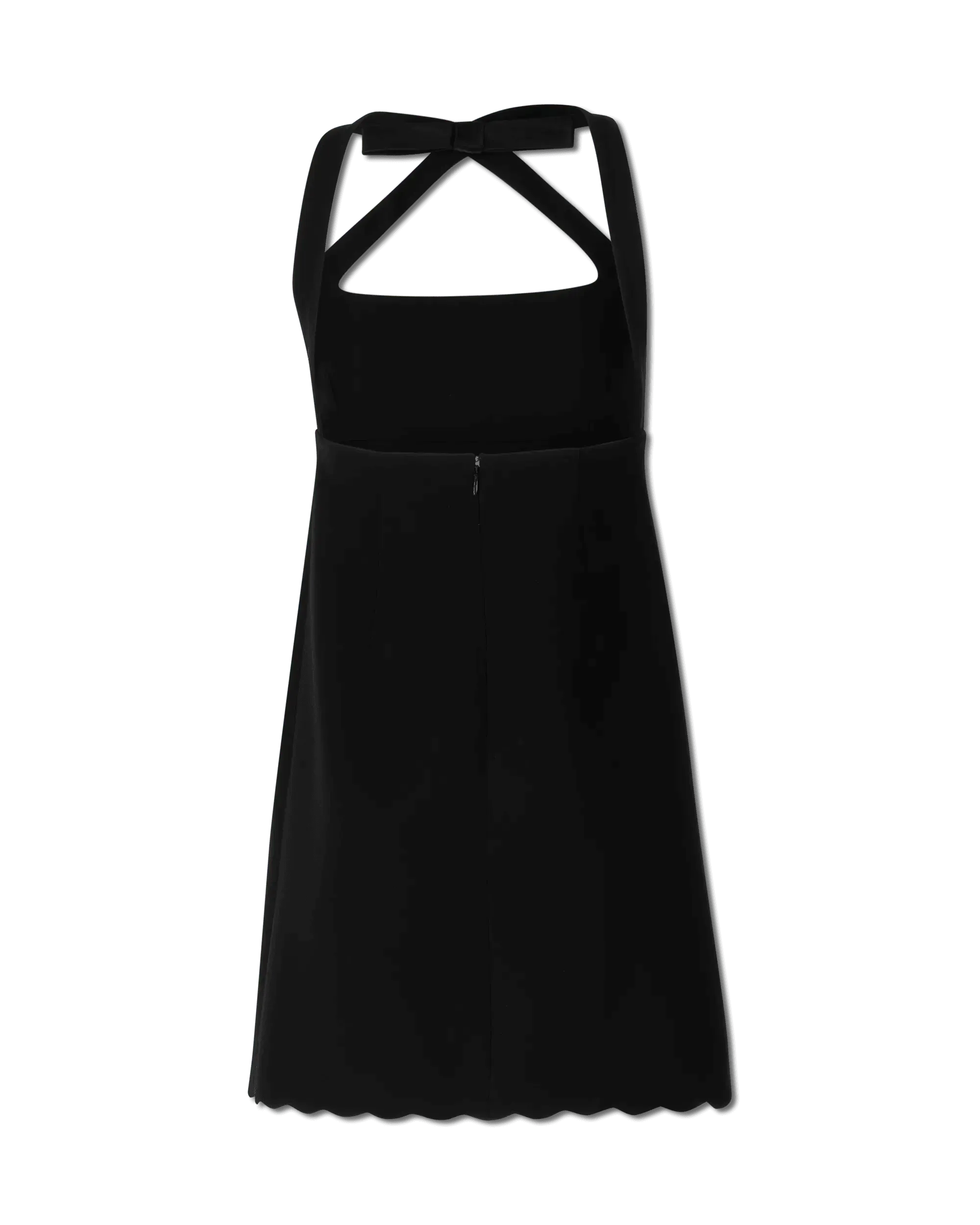 Elegant Faille Cady Dress for Women - Flowy A-Line Midi Dress with V-Neck & Short Sleeves - Perfect for Weddings, Cocktail Parties & Summer Events