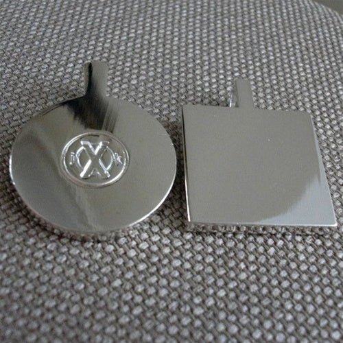 Custom Silver Pet ID Tag with Chevron Stripes - Personalized Dog & Cat Name Tag for Collars - Perfect for Daily Walks, Travel & Pet Safety