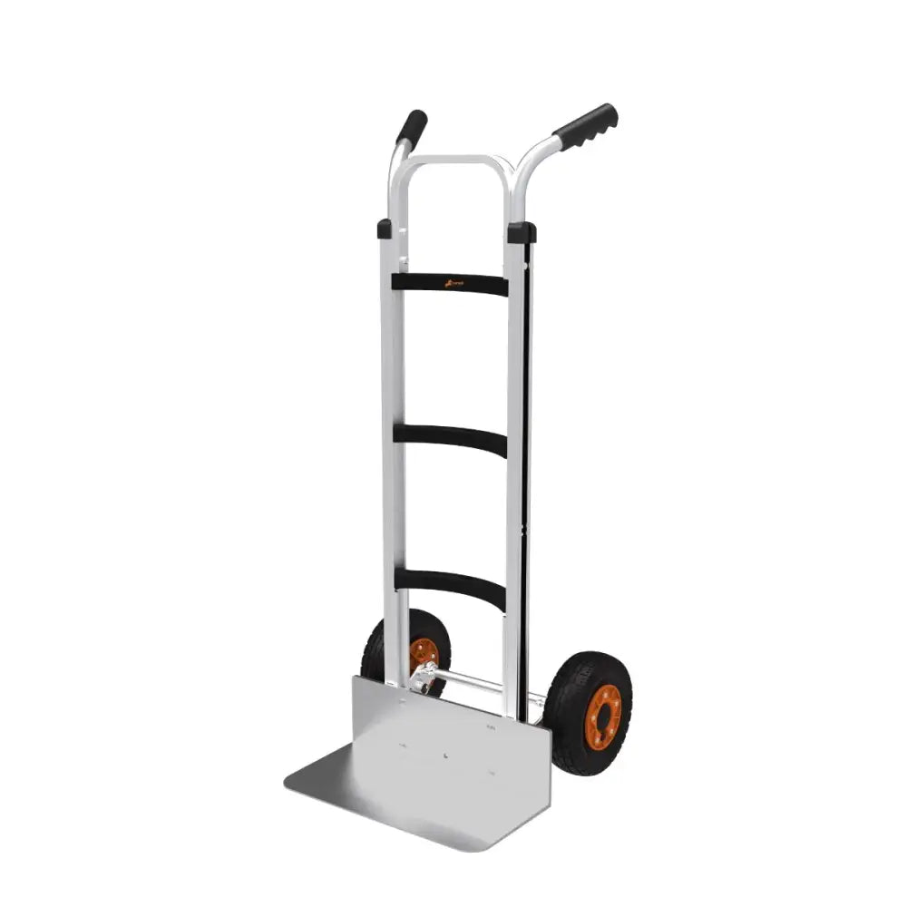 Centaur Aluminum Solid Toe Sack Truck - Heavy Duty Hand Truck for Moving Boxes, Appliances & Warehouse Use